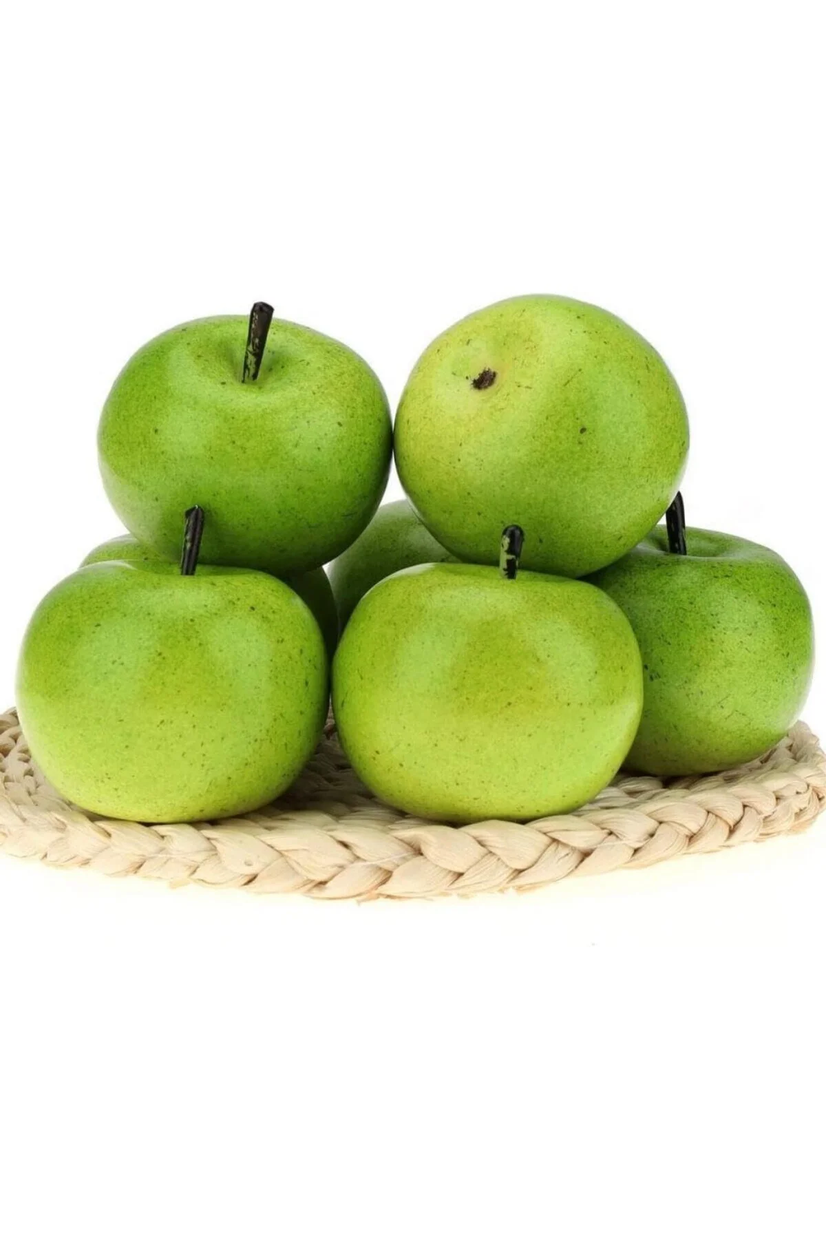 Yapay YEŞİL ELMA 6 lı Paket Yapay Meyve