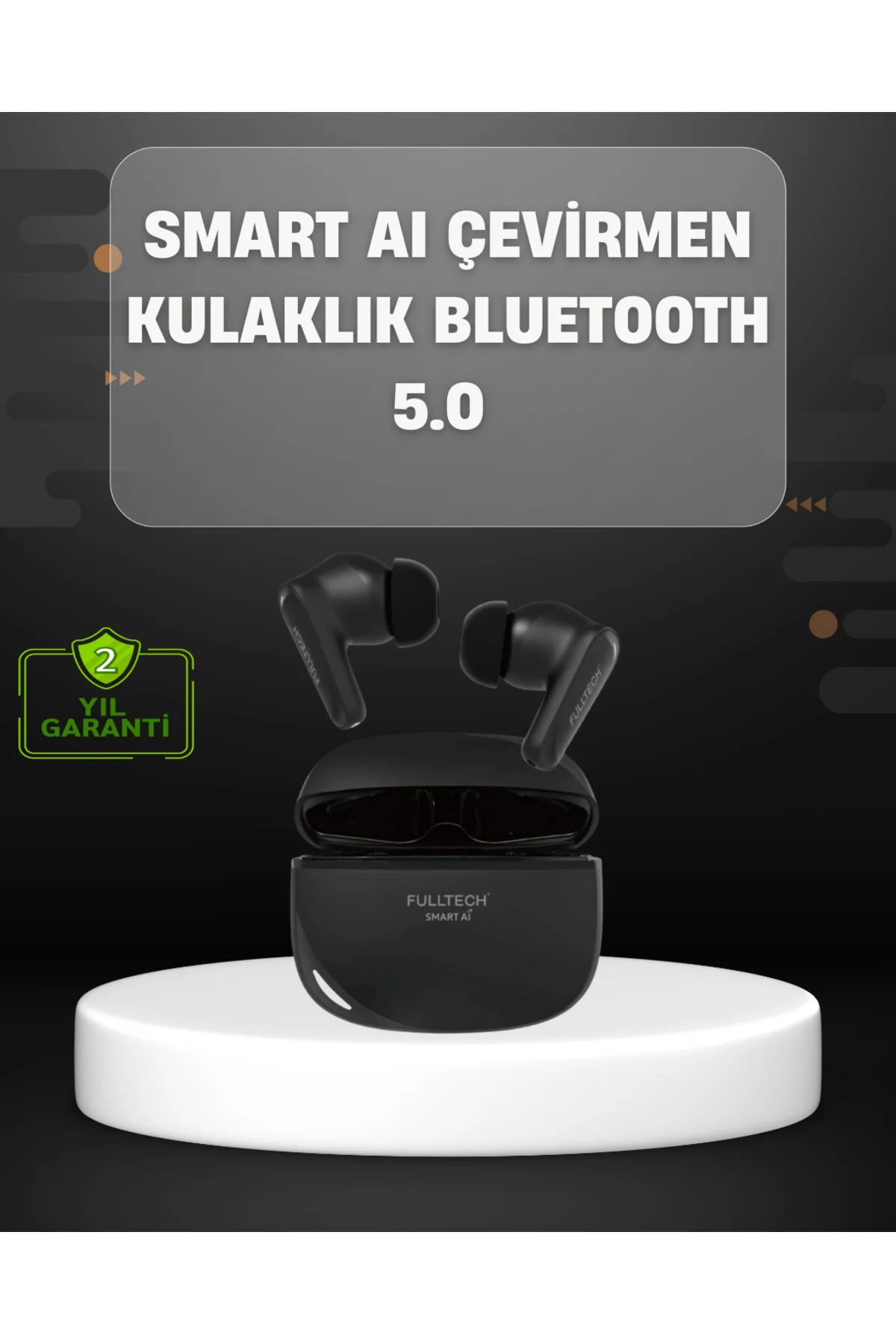 Yapay Zeka Destekli Bluetooth Kulaklık Anlık Çeviri Ve Gürültü Engelleme