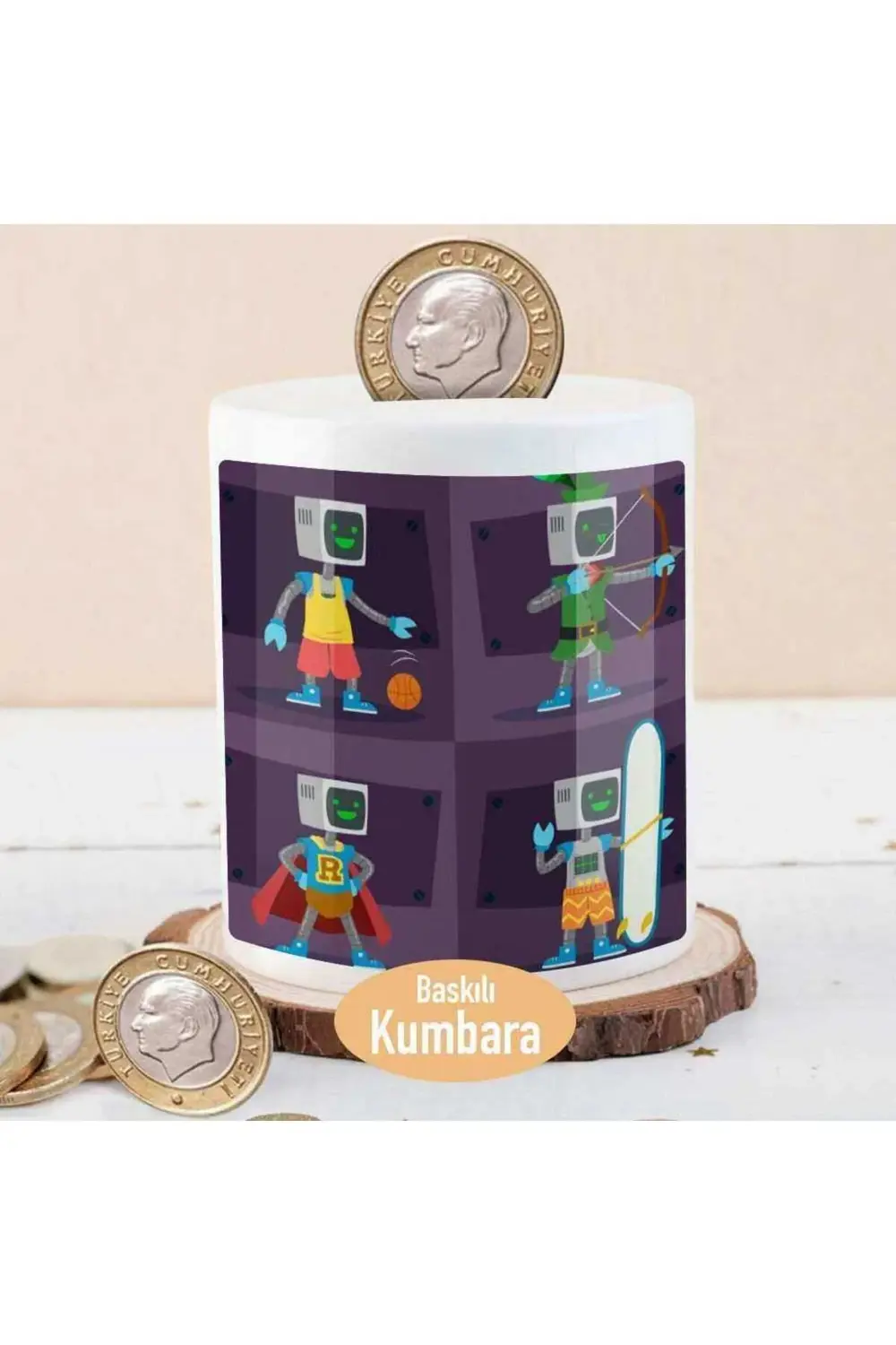 Yapay Zeka Kahraman Robotlar Para Birikim Kumbarası 21477