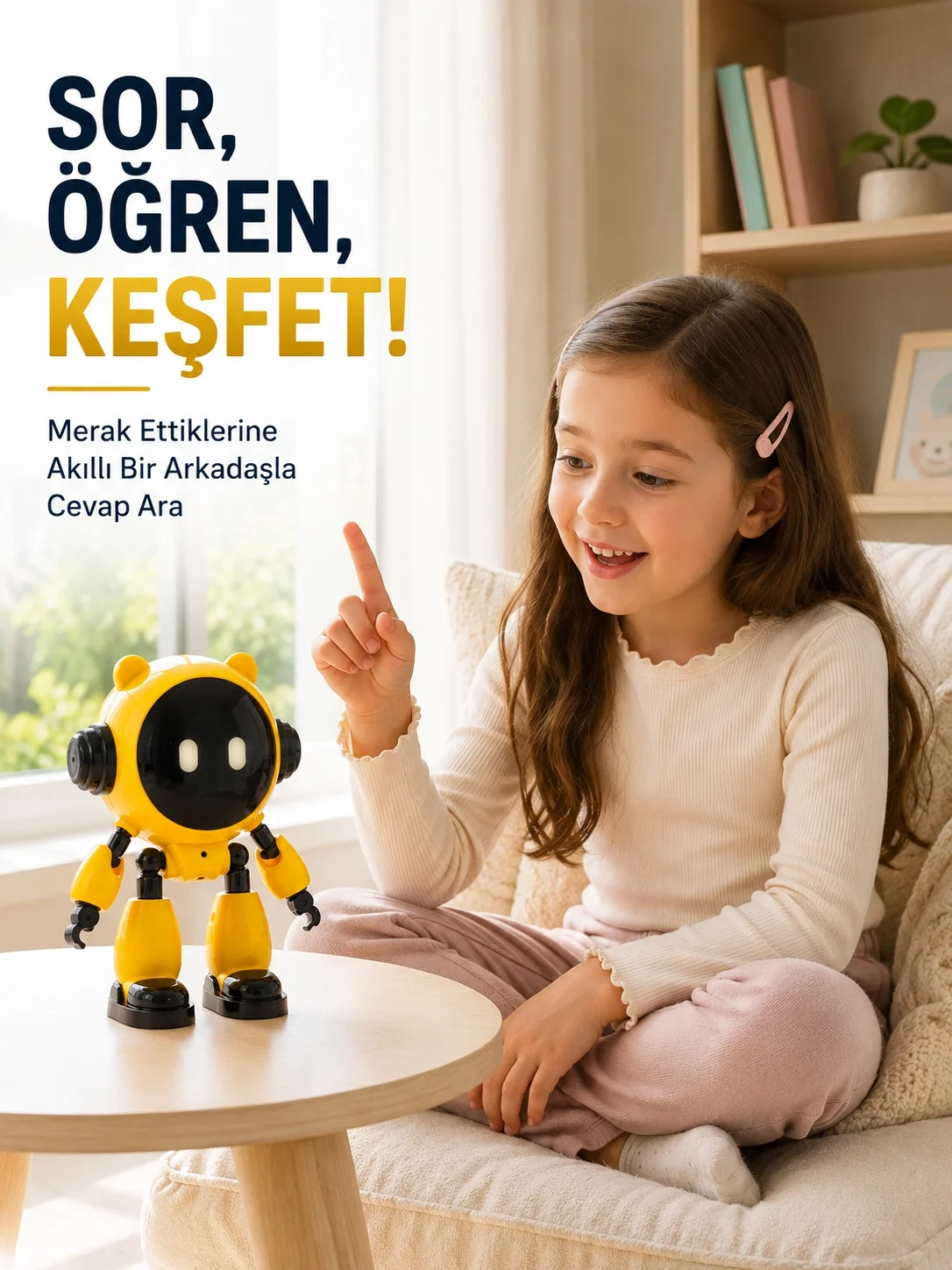 Yapay Zeka Robotu Çocuklar İçin 40 Dil Destekli Konuşan Eğitici Akıllı Robot Yapay Zeka Robotu Çocuklar İçin 40 Dil Destekli Konuşan Eğitici Akıllı Robot