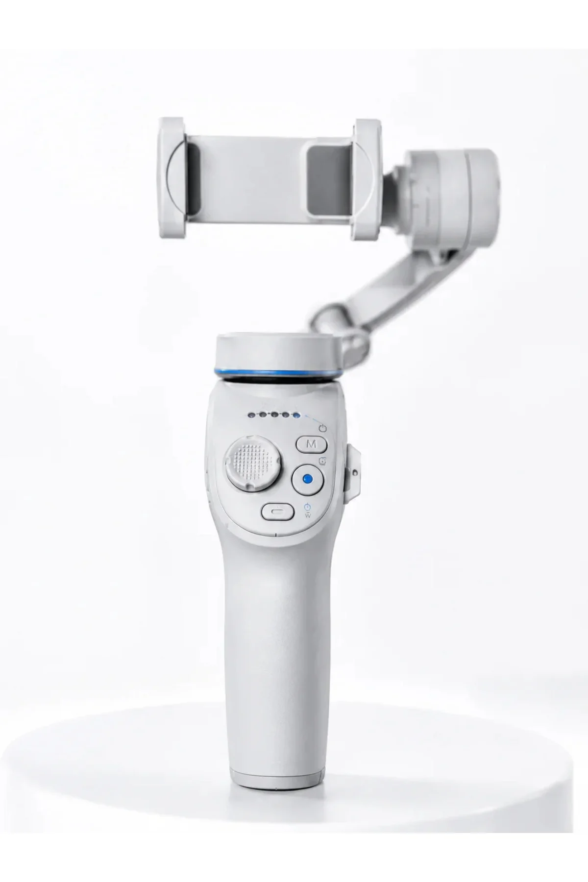 Yapay Zeka Takipli Telefon Gimbali Katlanabilir Tripod Bluetooth Kontrollü Dahili LED Işıklı