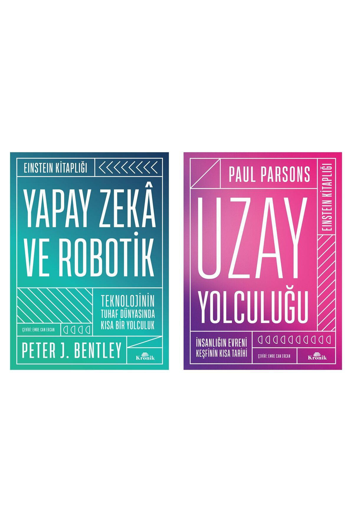 Kronik Kitap Yapay Zeka Ve Robotik Ve Uzay Yolculuğu (Ciltli) 2 Kitap Set