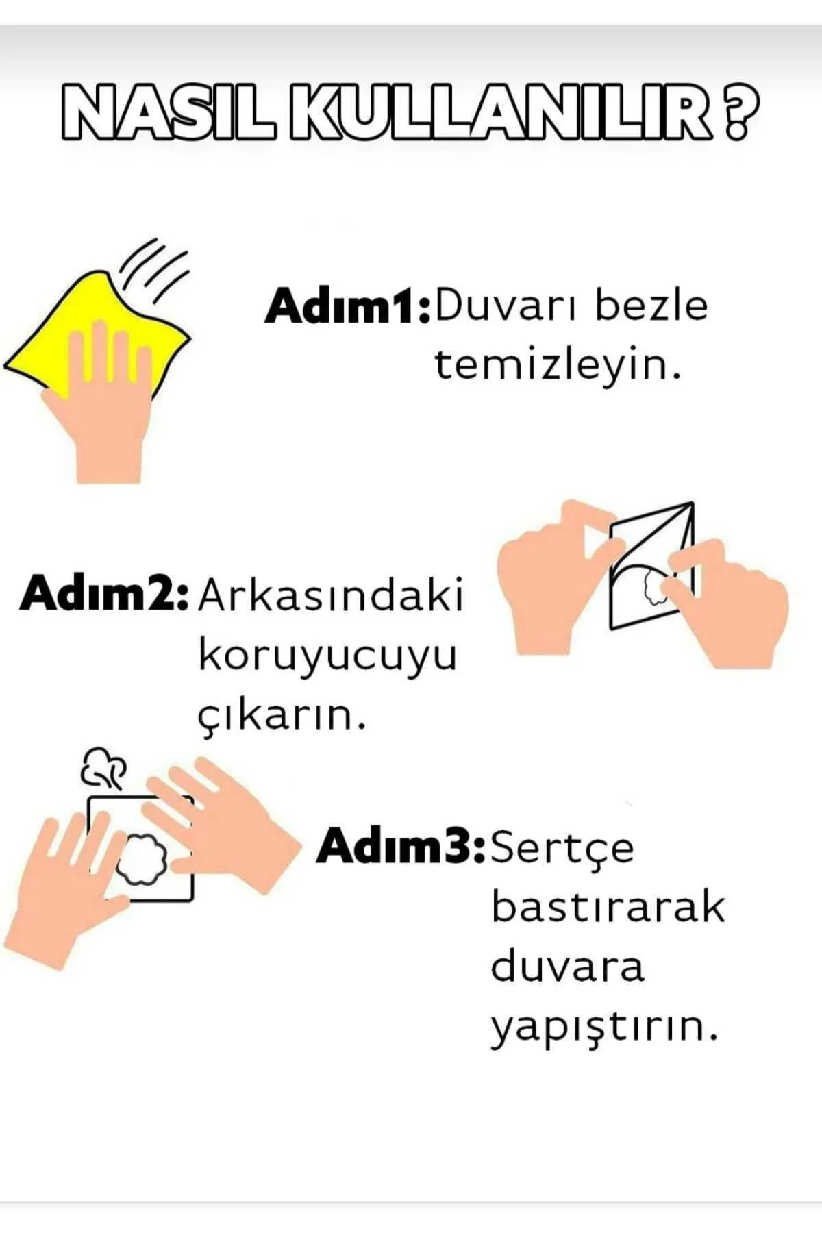 Yapışkan Çerçeve Resim Askısı Yapışkanlı Askı Paslanmaz Çelik Mut