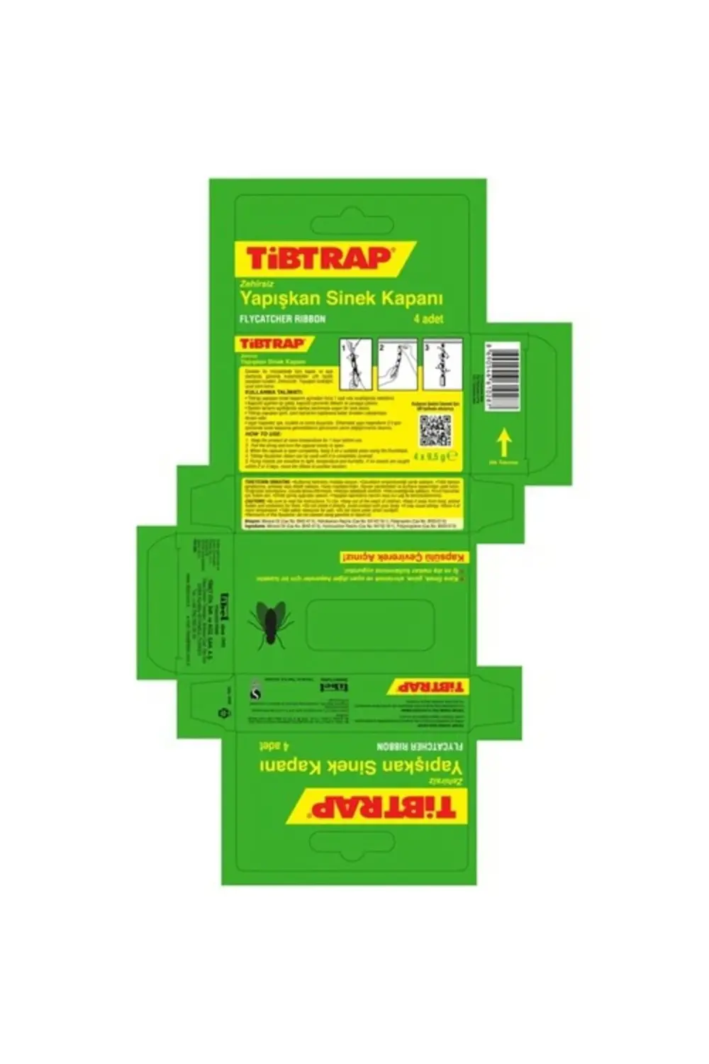 Yapışkan Karasinek Tuzağı Sinek Bandı 2 Adet