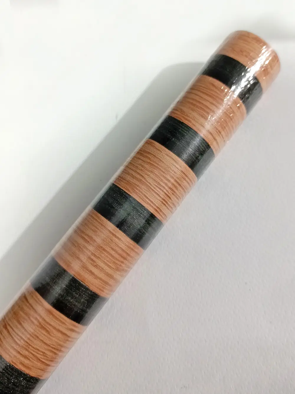 Yapışkanlı Asetat Kahverengi-Siyah Çizgili Ahşap Desenli 45x200 c