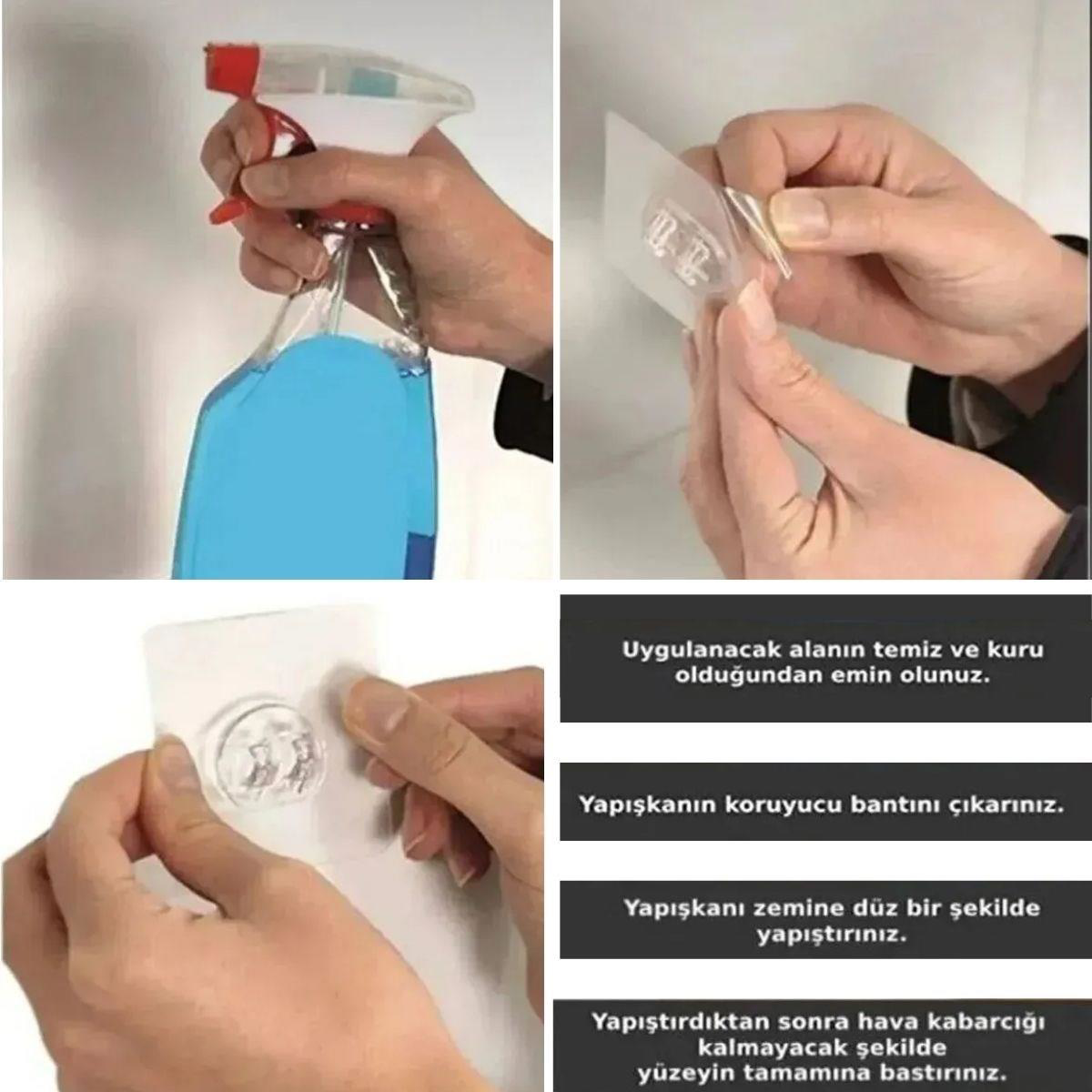 Yapışkanlı Banyo Köşeliği Kancalı Köşe Rafı Duş Şampuanlık Duvar Yapışkanlı Banyo Köşeliği Kancalı Köşe Rafı Duş Şampuanlık Duvar