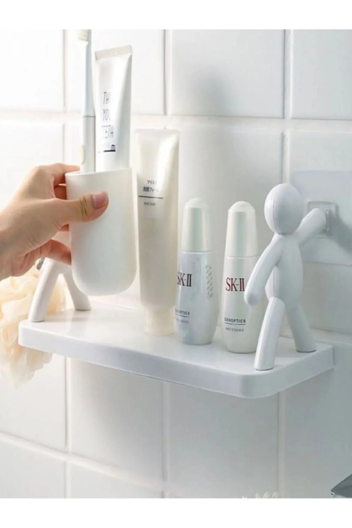 Yapışkanlı Çok Amaçlı Raf Banyo ve Mutfak Tarz Baharatlık Rafı, Duvara Monte Organizer Düzenleyici Yapışkanlı Çok Amaçlı Raf Banyo ve Mutfak Tarz Baharatlık Rafı, Duvara Monte Organizer Düzenleyici