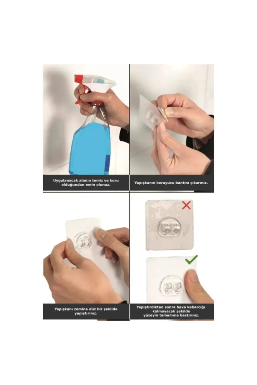 Yapışkanlı Duş ve Banyo Rafı