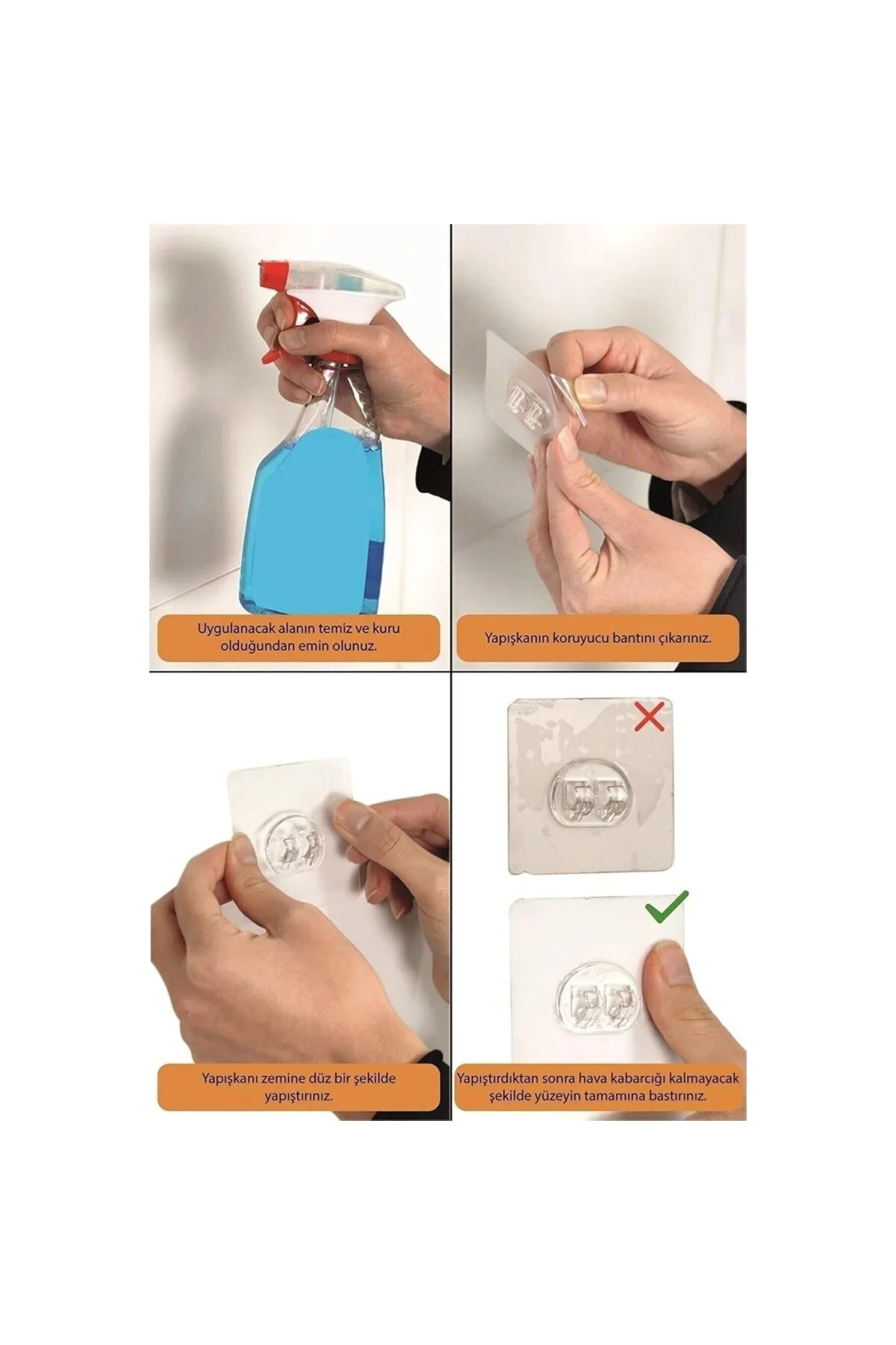 Yapışkanlı Düz Banyo Düzenleyici Şampuanlık Duş Rafı Krom Tş-03