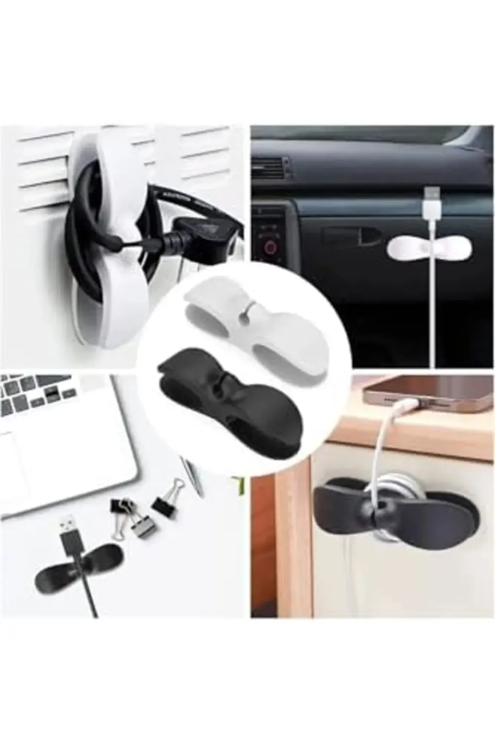 Yapışkanlı Kablo Düzenleyici Çok Amaçlı Kablo Tutucu Kablo Toparl