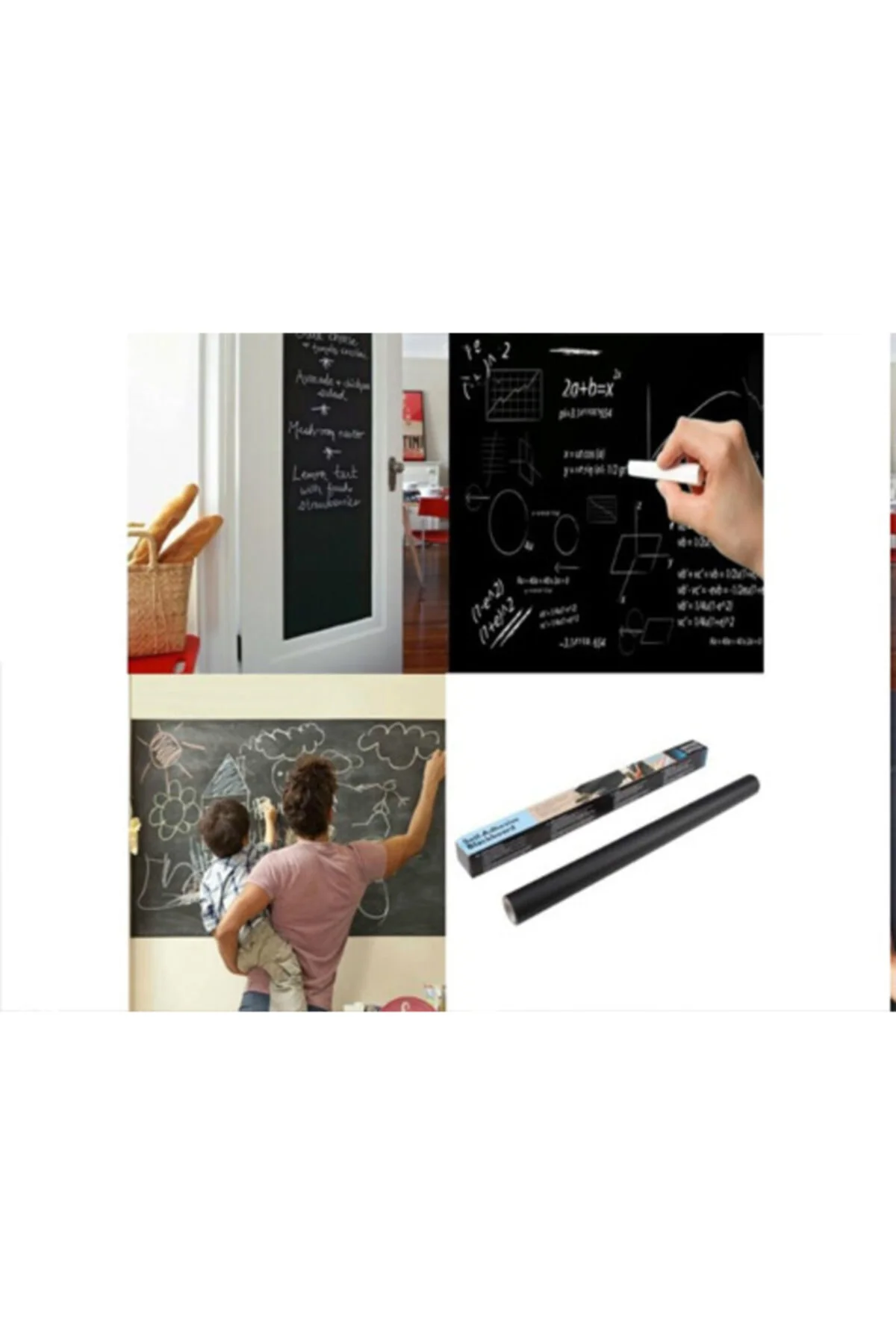 Yapışkanlı Kara Tahta-yazı Tahtası: Sticker Blackboard