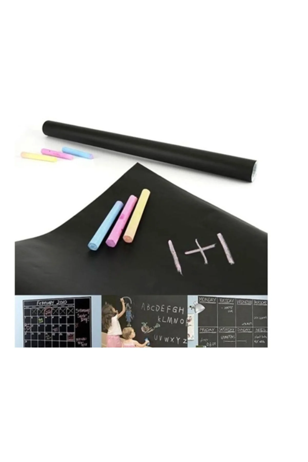 Yapışkanlı Kara Tahta-Yazı Tahtası: Sticker Blackboard Yapışkanlı Kara Tahta-Yazı Tahtası: Sticker Blackboard - Görsel 4