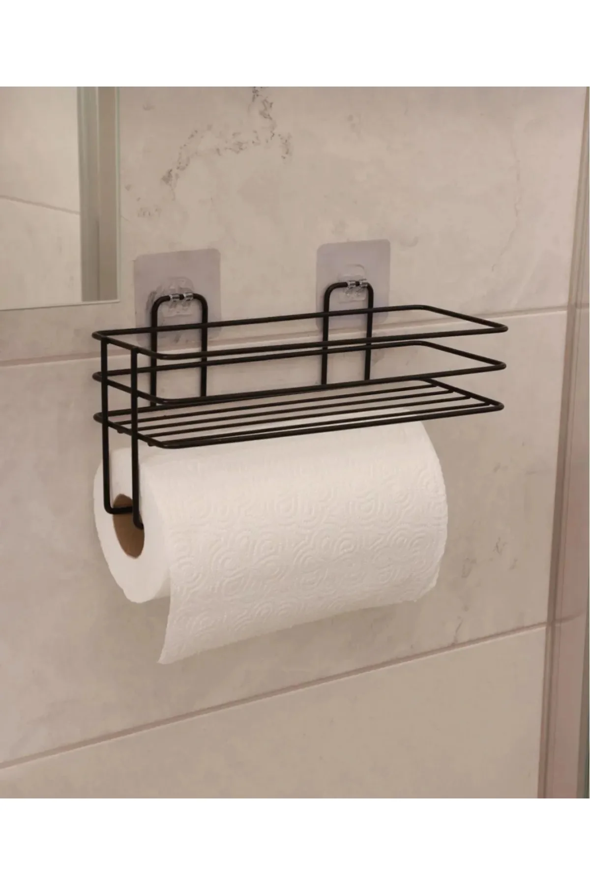 Yapışkanlı Raflı Kağıt Havluluk Peçetelik Havlu Kapıtlık Banyo Mu