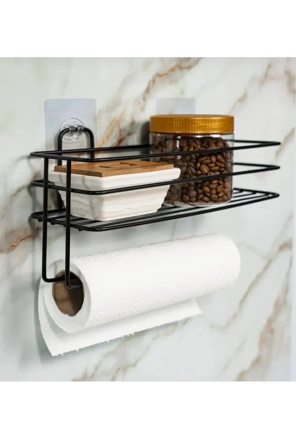 Yapışkanlı Raflı Kağıt Havluluk Peçetelik Havlu Kapıtlık Banyo Mu