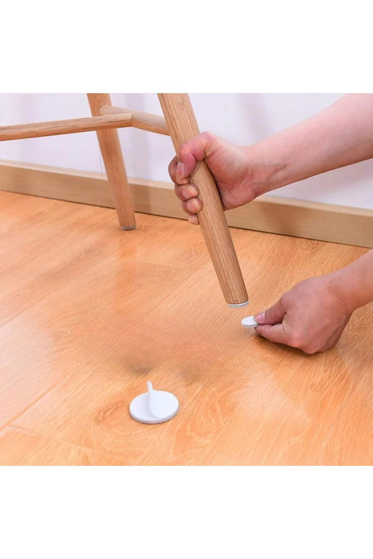 Yapışkanlı Sandalye Koltuk Mobilya Ayak Keçesi Zemin Koruyucu Keç