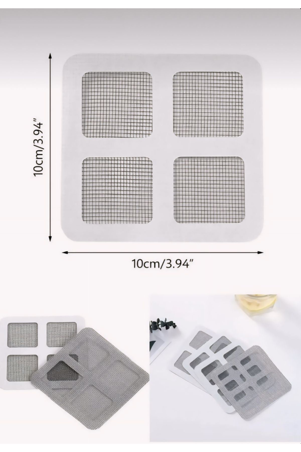 Yapışkanlı Tül Sineklik Tamir Yaması, Sineklik Yırtık Tamiri 40 P