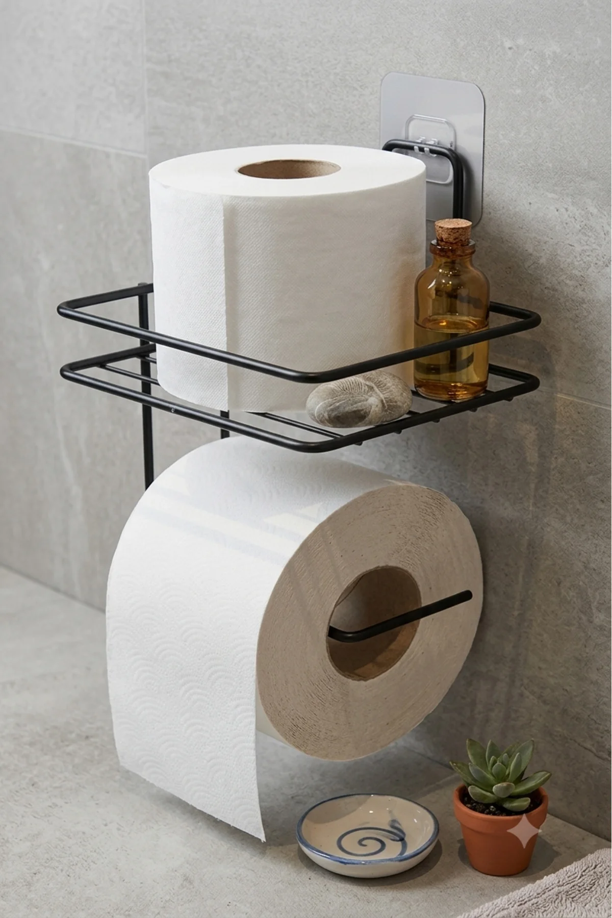 Yapışkanlı Tuvalet Kağıdı Askısı Paslanmaz Metal Banyo Düzenleyici, Yedek Raflı Fiyatı, Yorumları ve Özellikleri