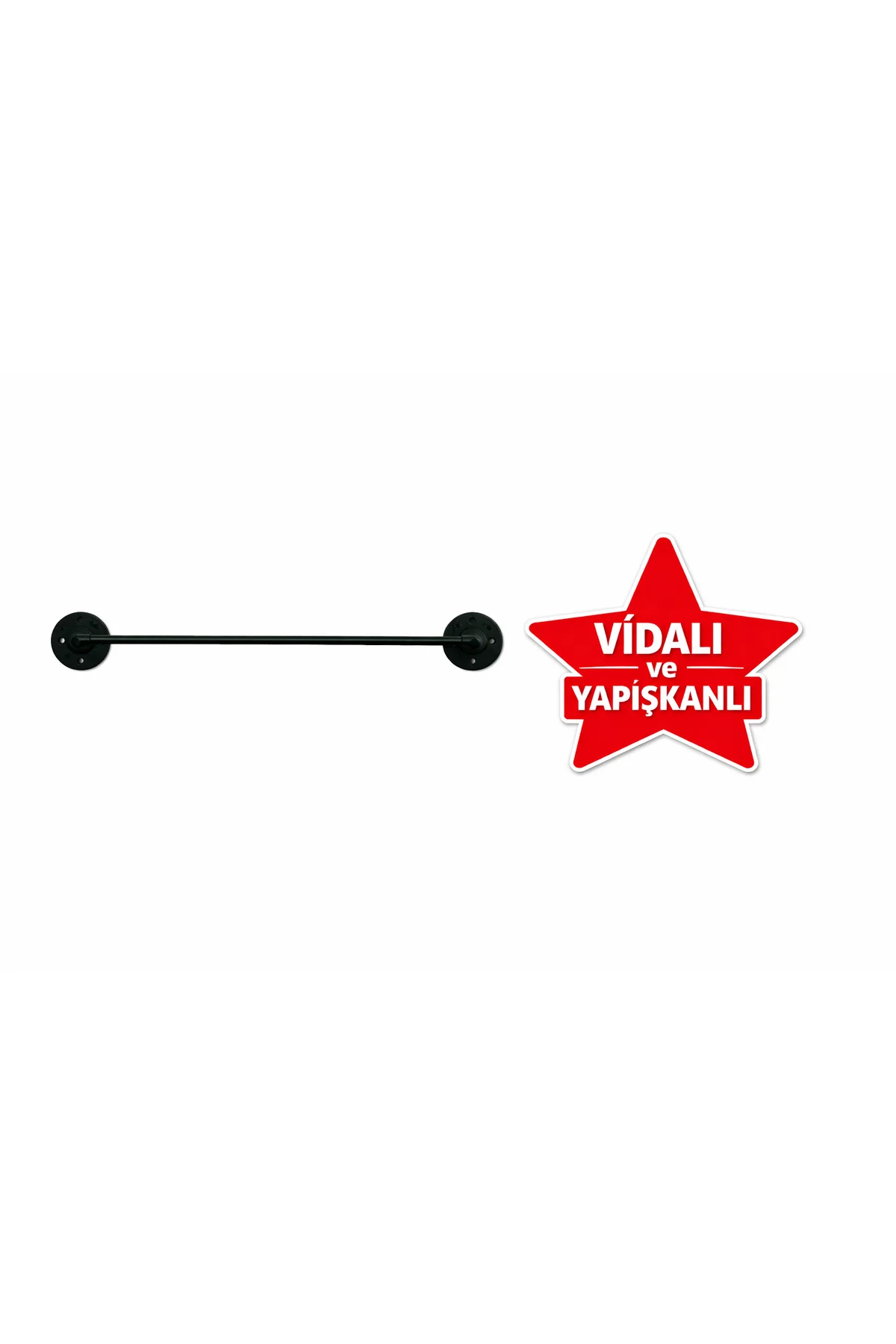 YAPIŞKANLI VE VİDALI SİYAH UZUN HAVLULUK YAPIŞKANLI VE VİDALI SİYAH UZUN HAVLULUK