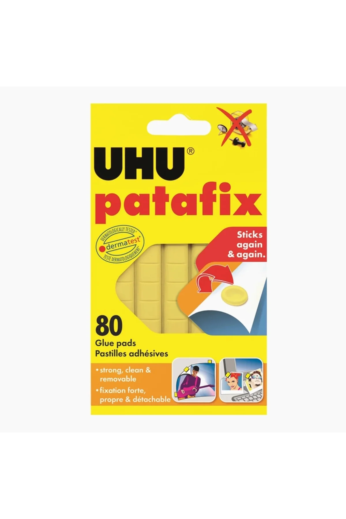 YAPIŞTIRICI PATAFIX SARI UHU50140