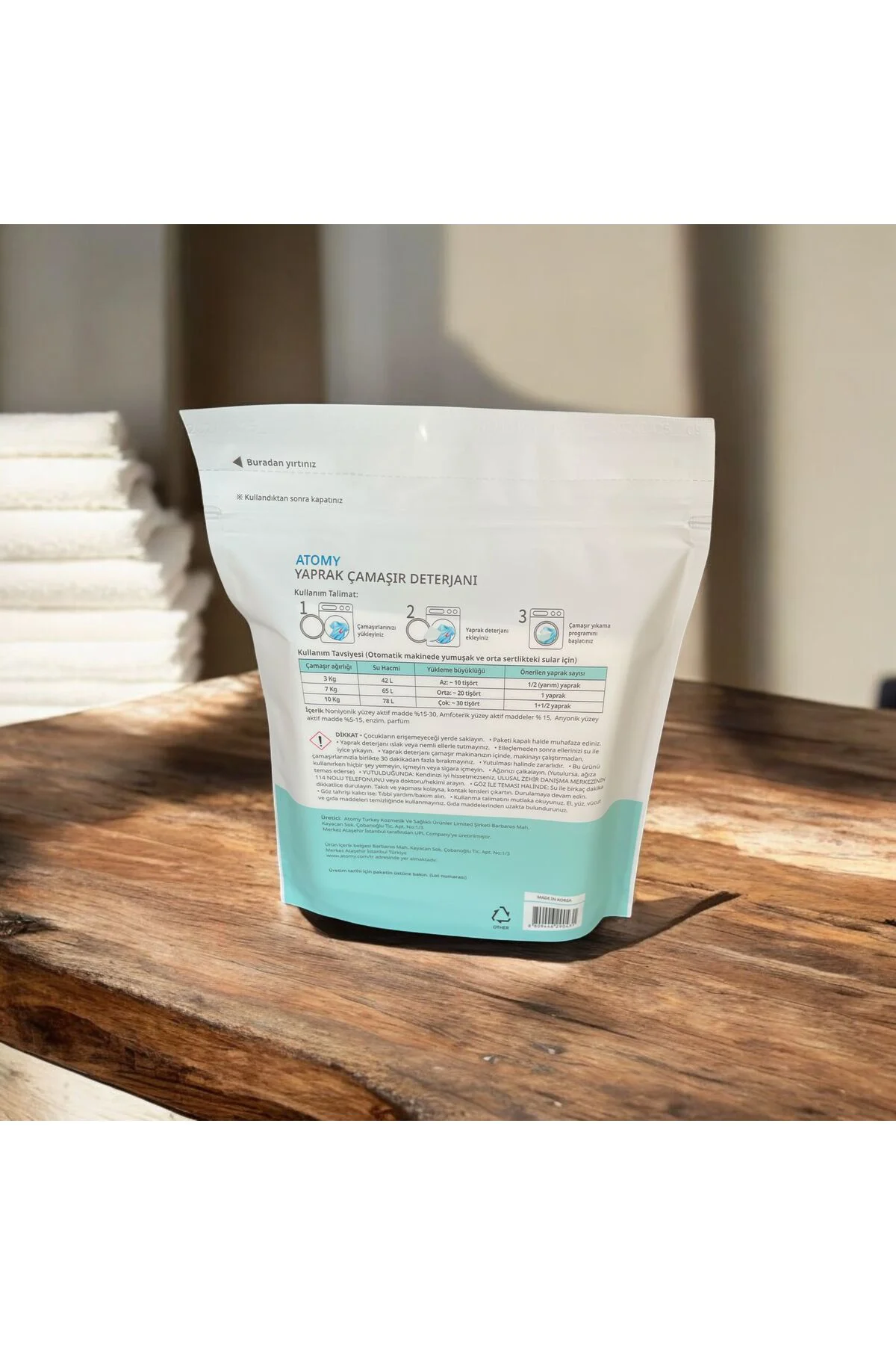 Yaprak Çamaşır Deterjanı 30'lu - Yeni Nesil Pratik ve Güçlü Temiz