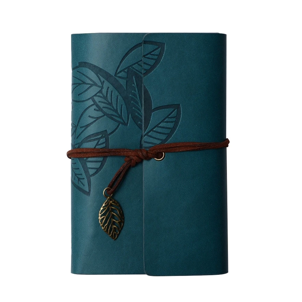 Yaprak Desenli Deri Defter Yaprak Desenli Deri Defter