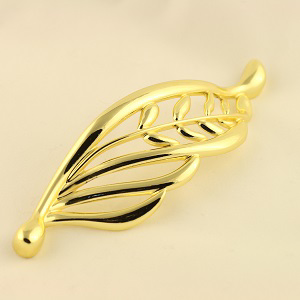 Yaprak Kulp 128mm Altın (2 Adet)