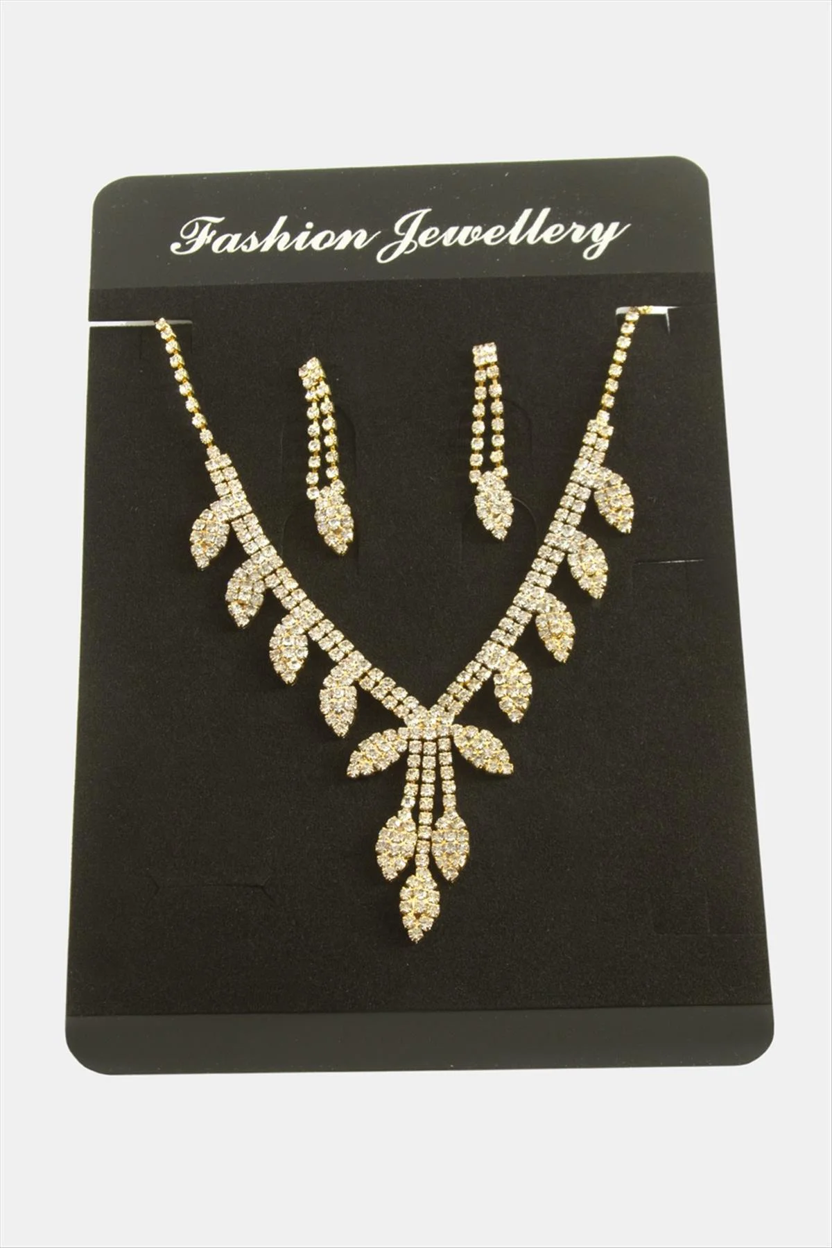 Yaprak Lüks Suyolu Set Kolye