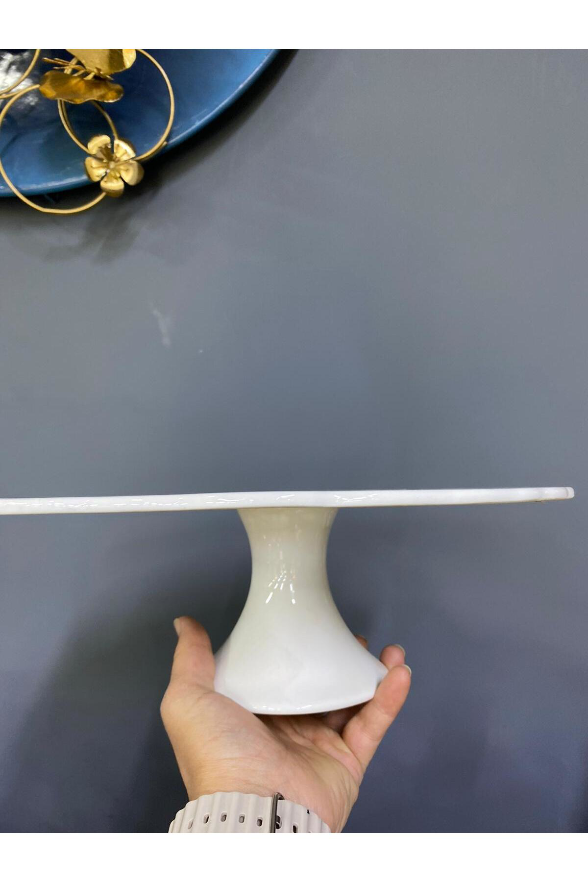 Elif Aksesuar Yaprak Model Pasta Sunum Standı