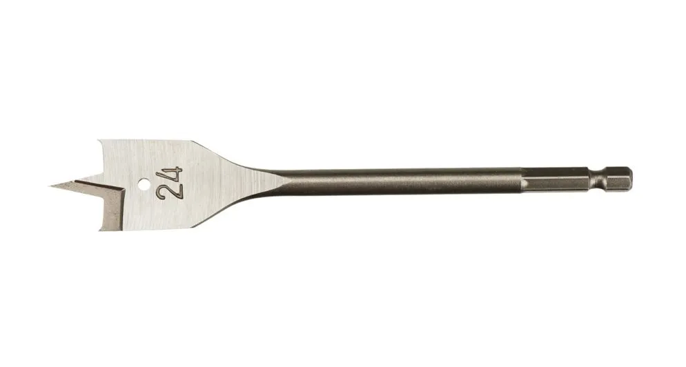 Yaprak Tip Ahşap Matkap Ucu 22x405mm - Hex Saplı