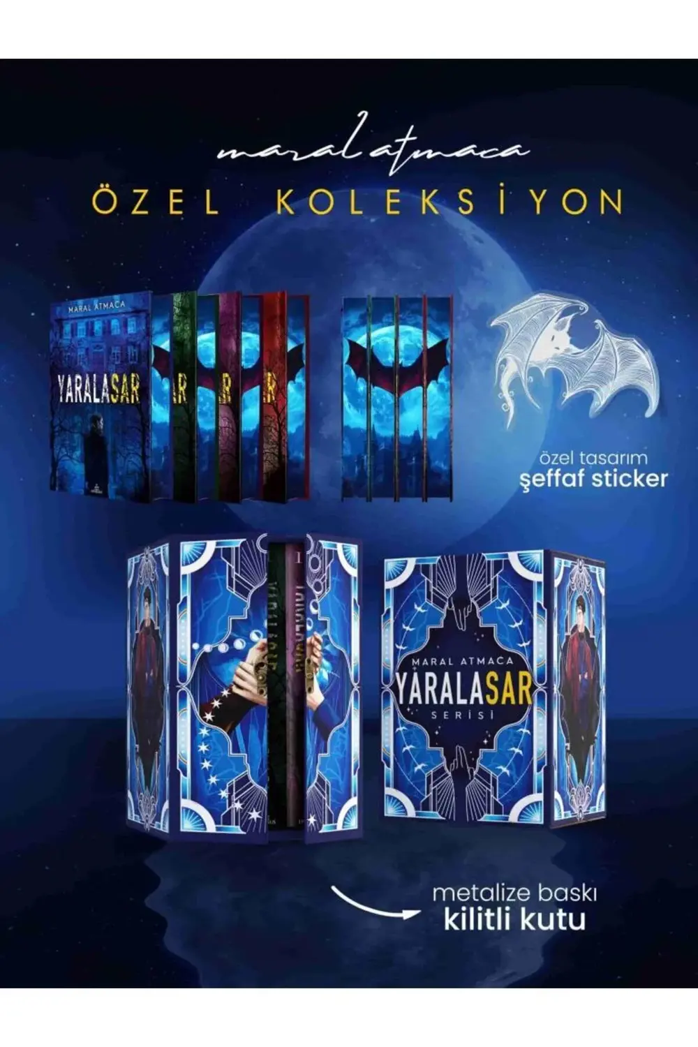 Yaralasar Serisi – Yan Boyamalı Kilitli Koleksiyon Kutu