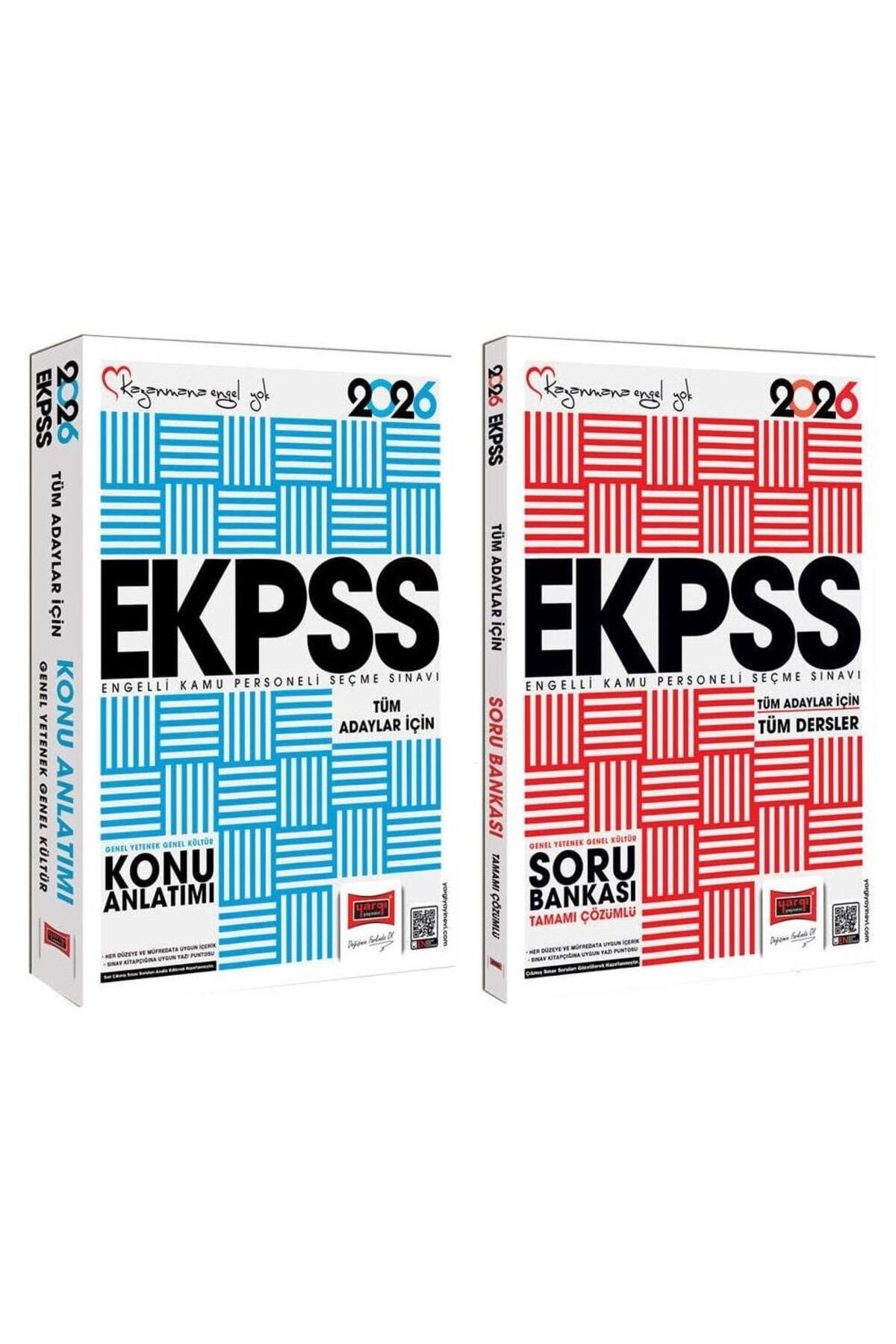Yargı 2026 Bas. EKPSS Konu + Soru Bankası 2 li Set
