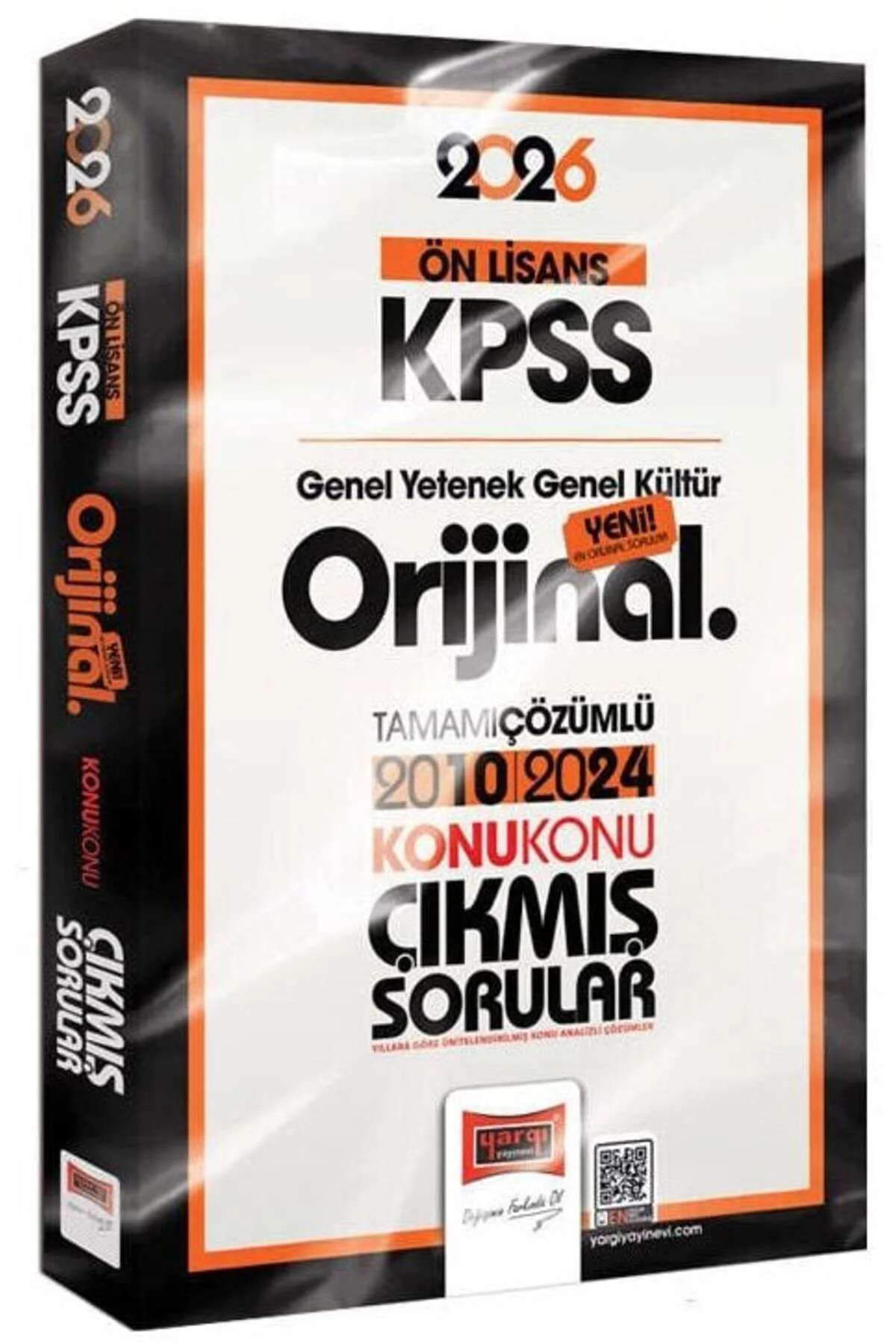Yargı 2026 Bas. KPSS Ön Lisans Orijinal Çıkmış Sorular 2010-2024 