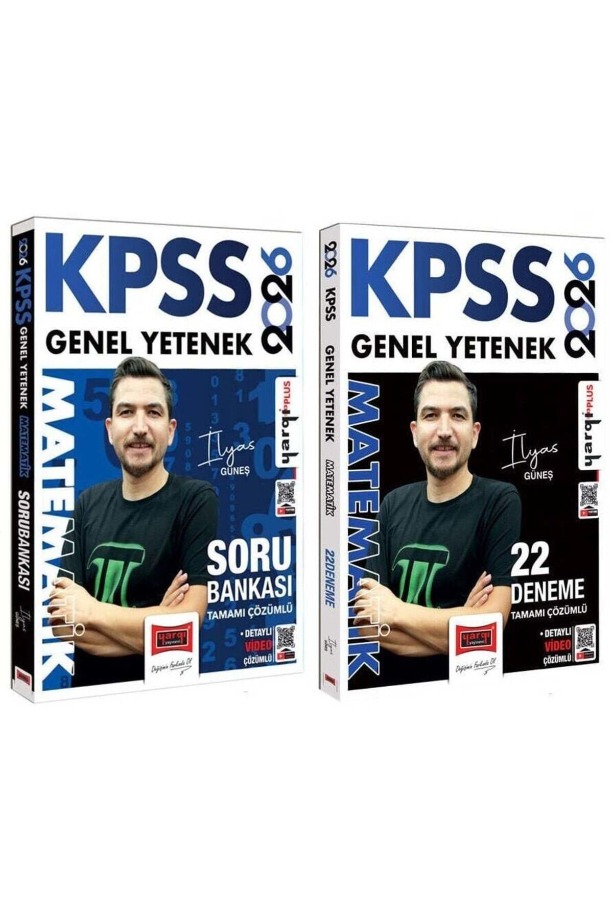 Yargı 2026 Baskı KPSS Matematik Soru Bankası + 22 Deneme 2 li Set