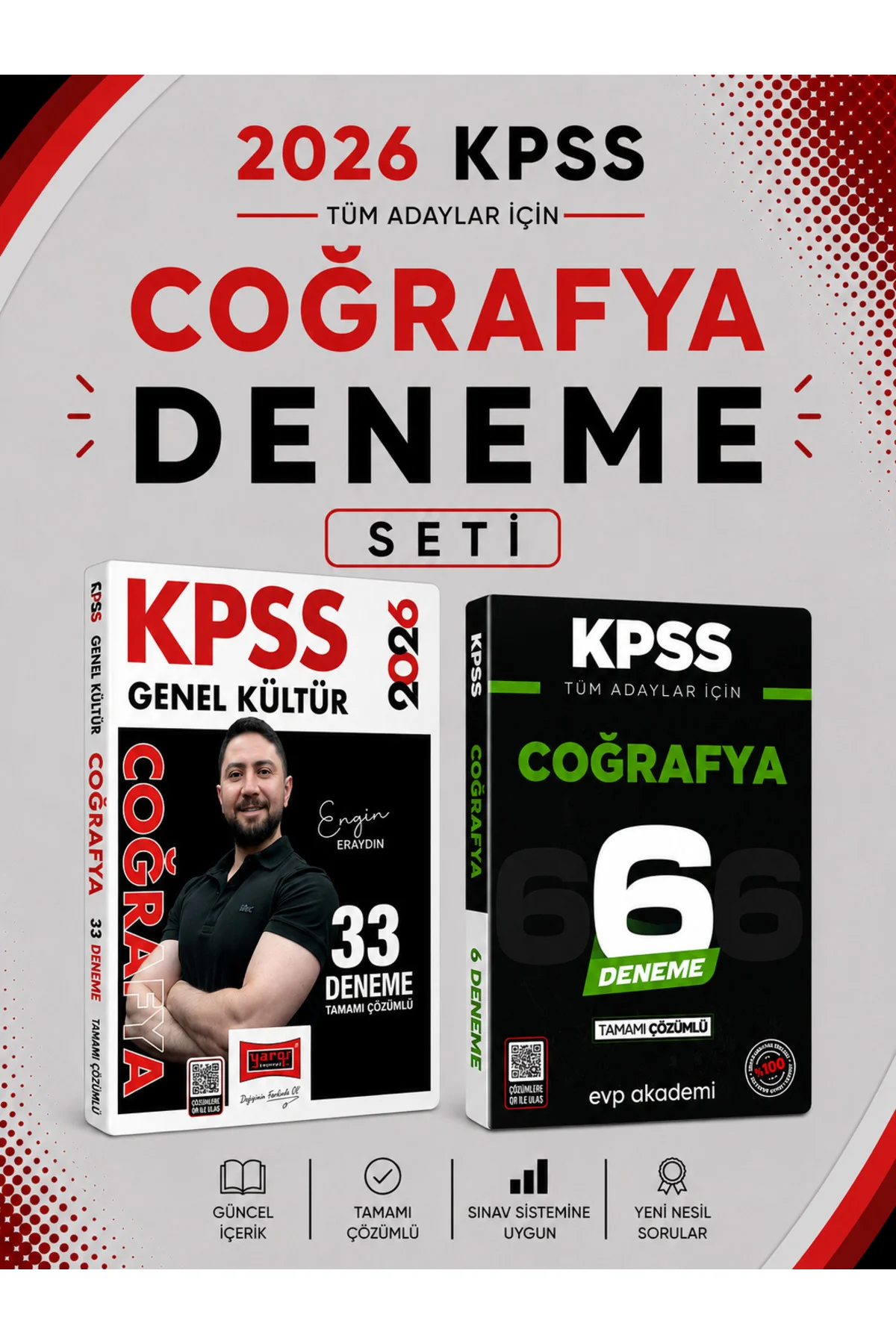 Yargı 2026 KPSS Coğrafya 33 Deneme & KPSS Coğrafya 6 Deneme Seti