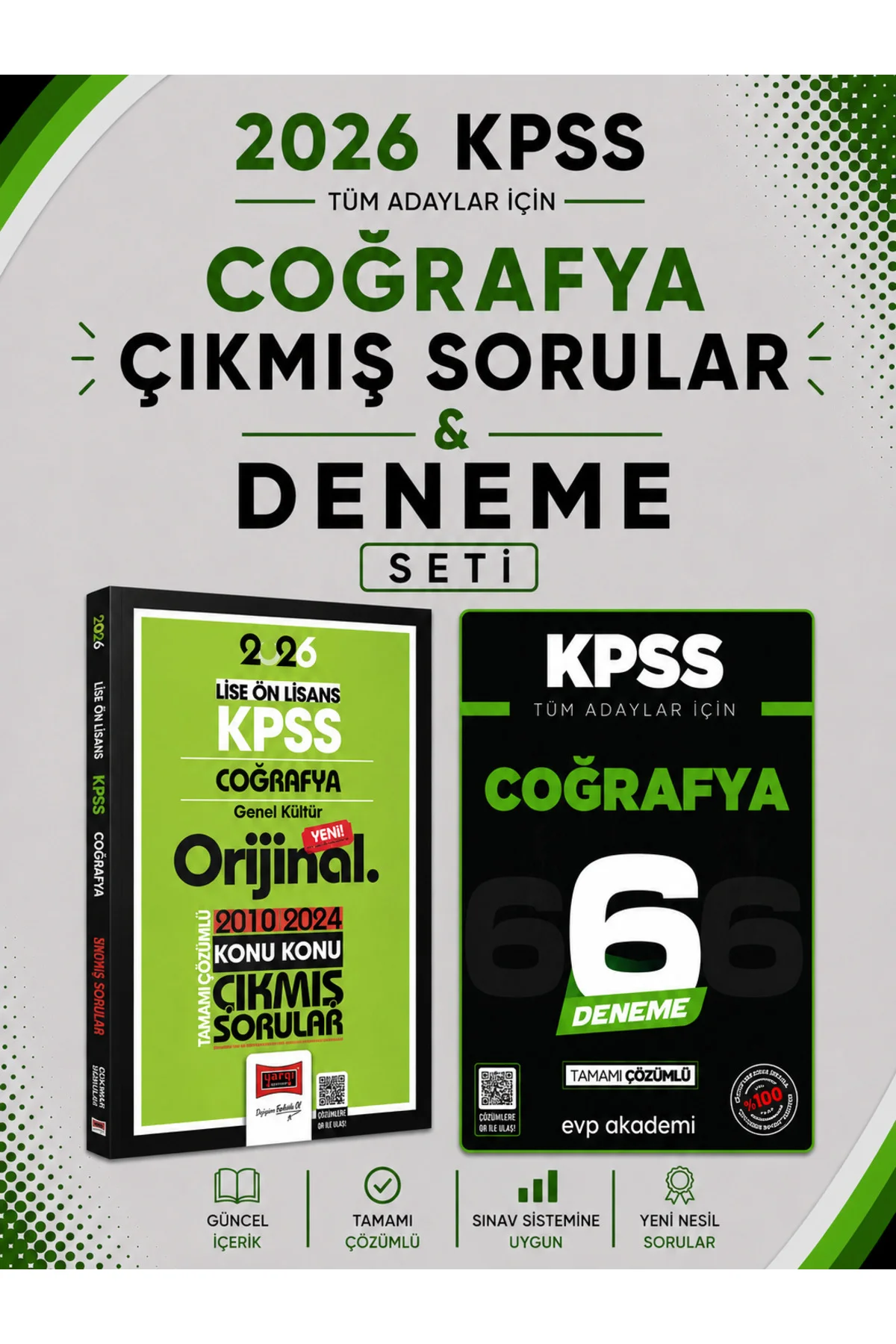 Yargı 2026 KPSS Coğrafya Çıkmış Sorular & KPSS Coğrafya 6 Deneme Seti