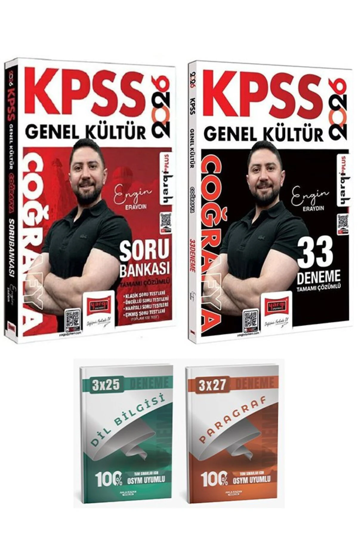 Yargı 2026 KPSS Coğrafya Soru Bankası + 33 Deneme 2 li Set Anla Kazan Deneme
