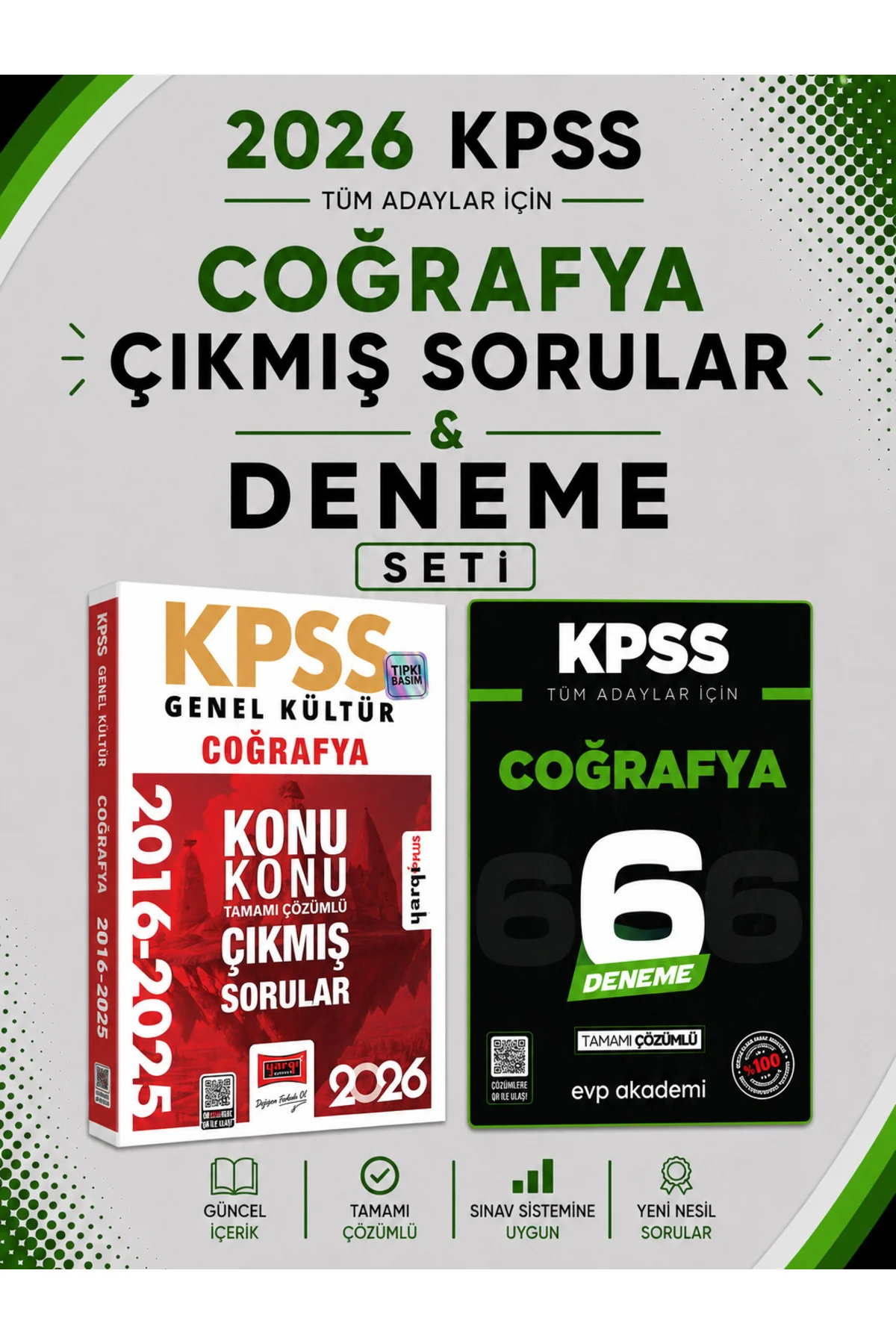 Yargı 2026 KPSS Coğrafya Çıkmış Sorular & KPSS Coğrafya 6 Deneme Seti
