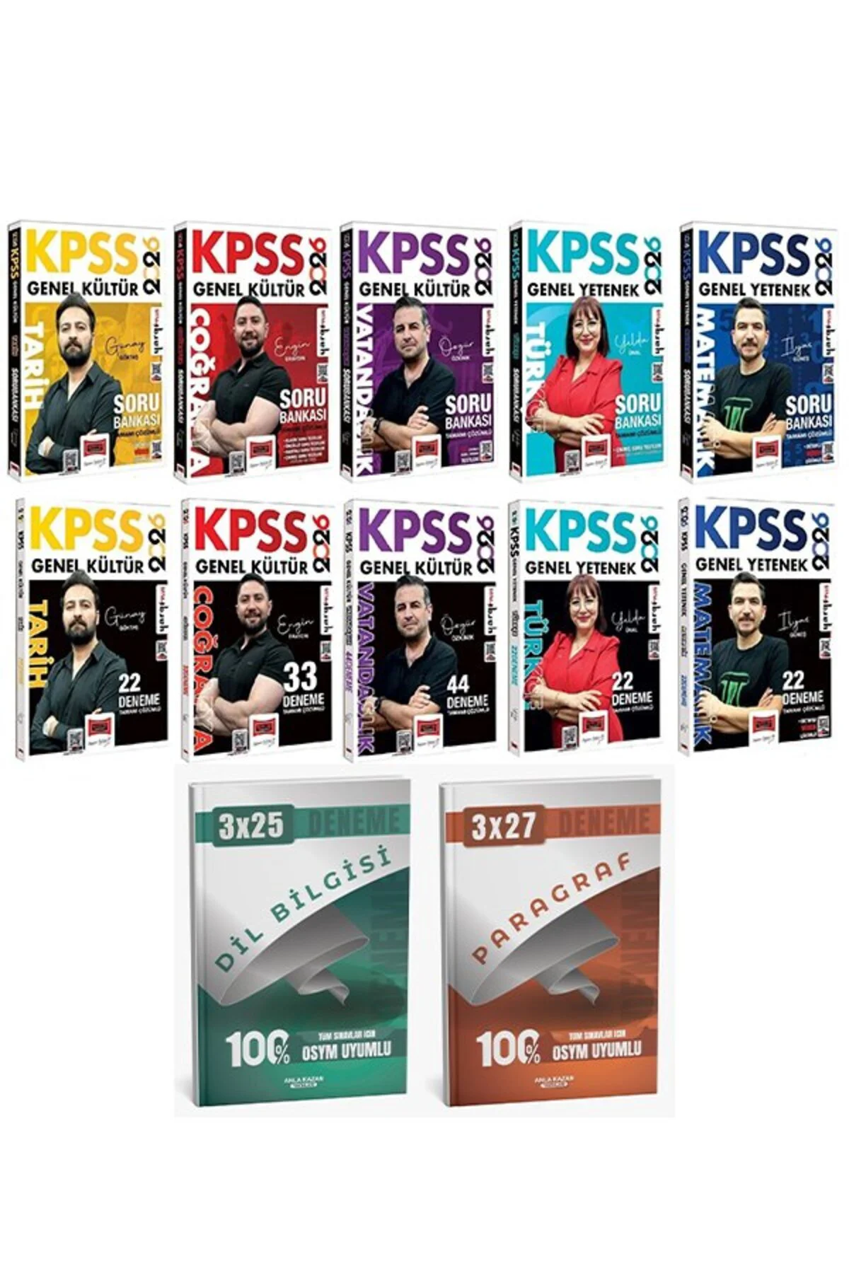 Yargı 2026 KPSS Genel Yetenek Genel Kültür Soru Bankası + 143 Deneme 10 lu Anla Kazan Deneme