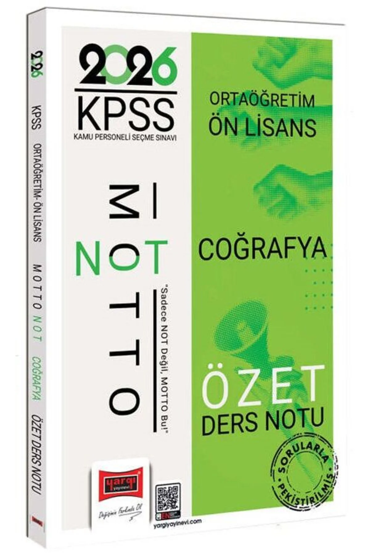Yargı 2026 KPSS Lise Ortaöğretim Ön Lisans Coğrafya Motto Özet De