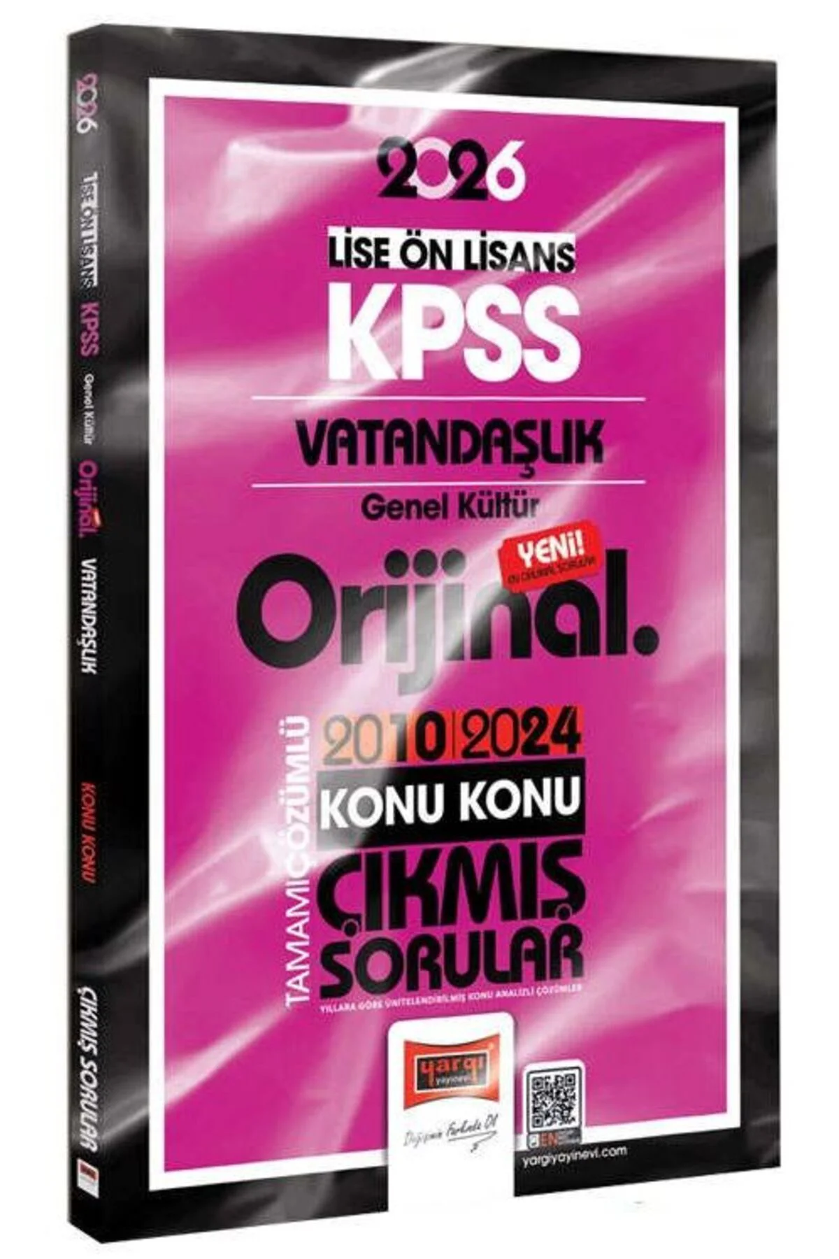 Yargı 2026 KPSS Lise Ön Lisans Vatandaşlık Orijinal Çıkmış Sorular 2010-2024 Çözümlü