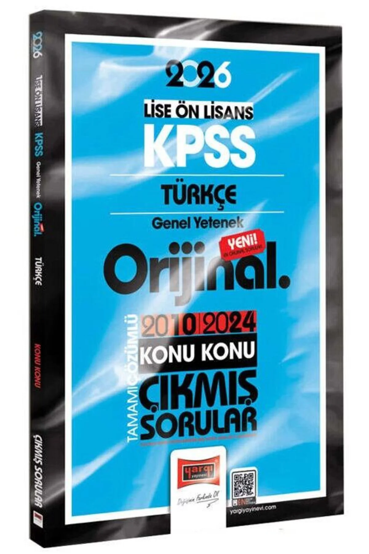 Yargı 2026 KPSS Lise Ön Lisans Türkçe Orijinal Çıkmış Sorular 2010-2024 Çözümlü