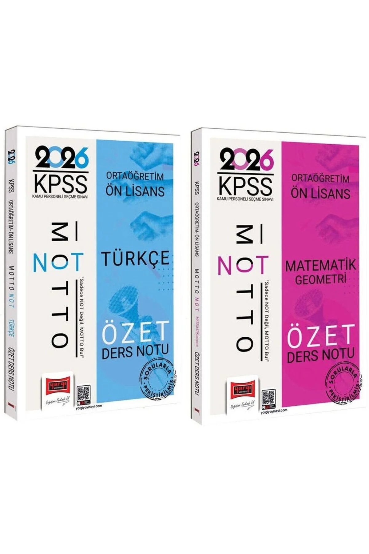 Yargı 2026 KPSS Lise Ortaöğretim Ön Lisans Türkçe + Matematik Mot