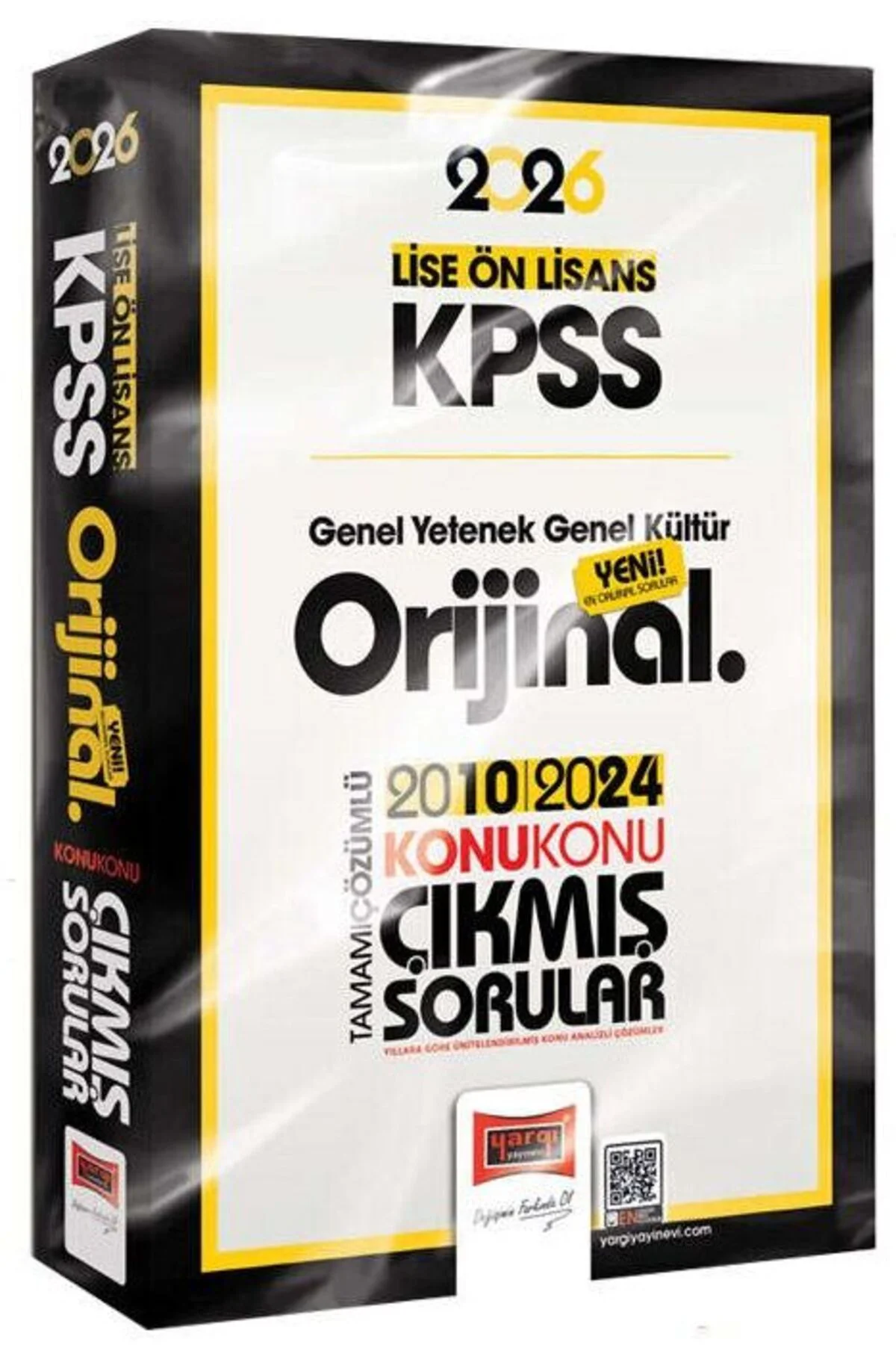 Yargı 2026 KPSS Lise Ön Lisans Orijinal Çıkmış Sorular 2010-2024 Konu Konu Çözümlü