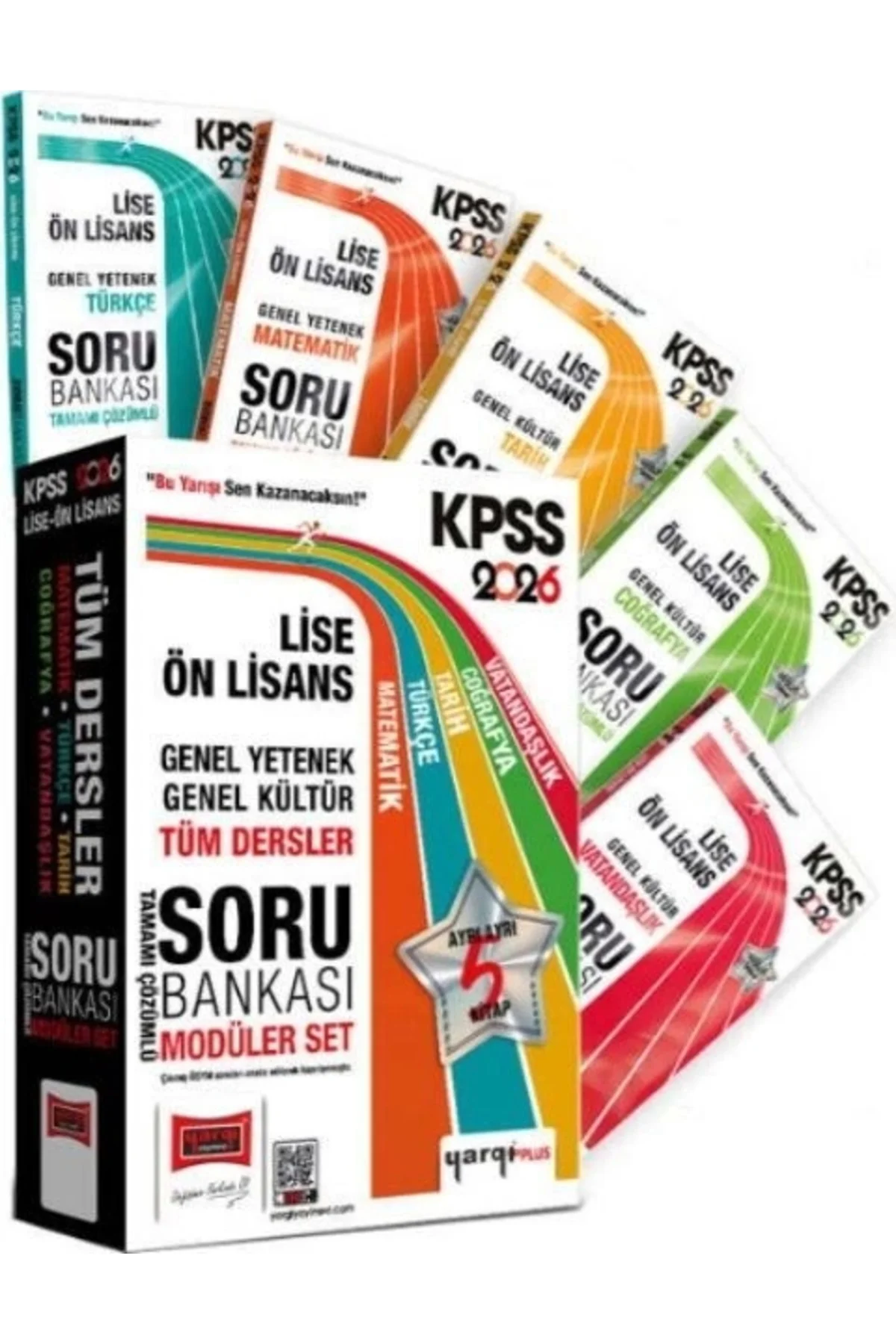 Yargı 2026 KPSS Lise Ön Lisans Soru Bankası Modüler Set Çözümlü
