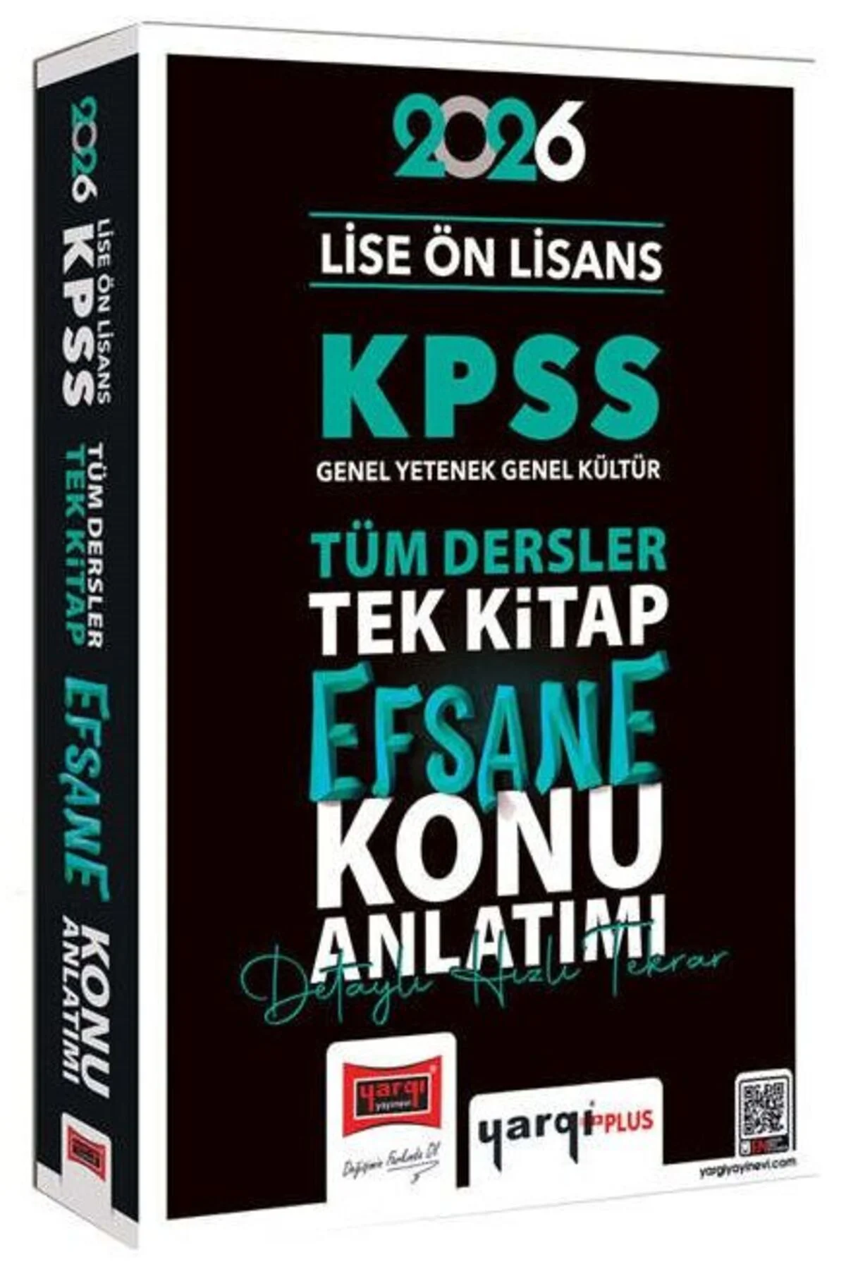 Yargı 2026 KPSS Lise Ön Lisans Efsane Konu Anlatımlı Tek Kitap