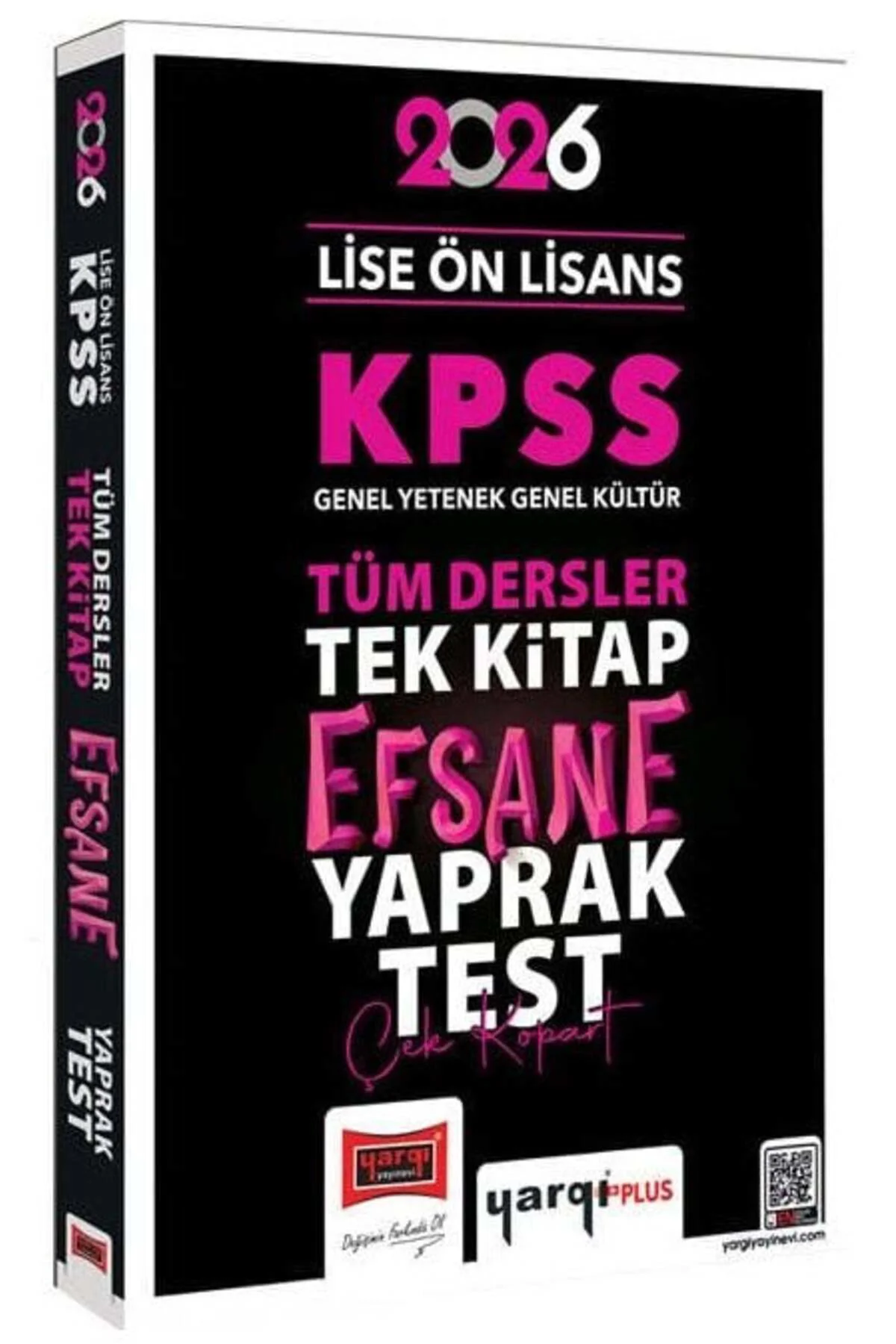 Yargı 2026 KPSS Lise Ön Lisans Efsane Yaprak Test Yargı Yayınları