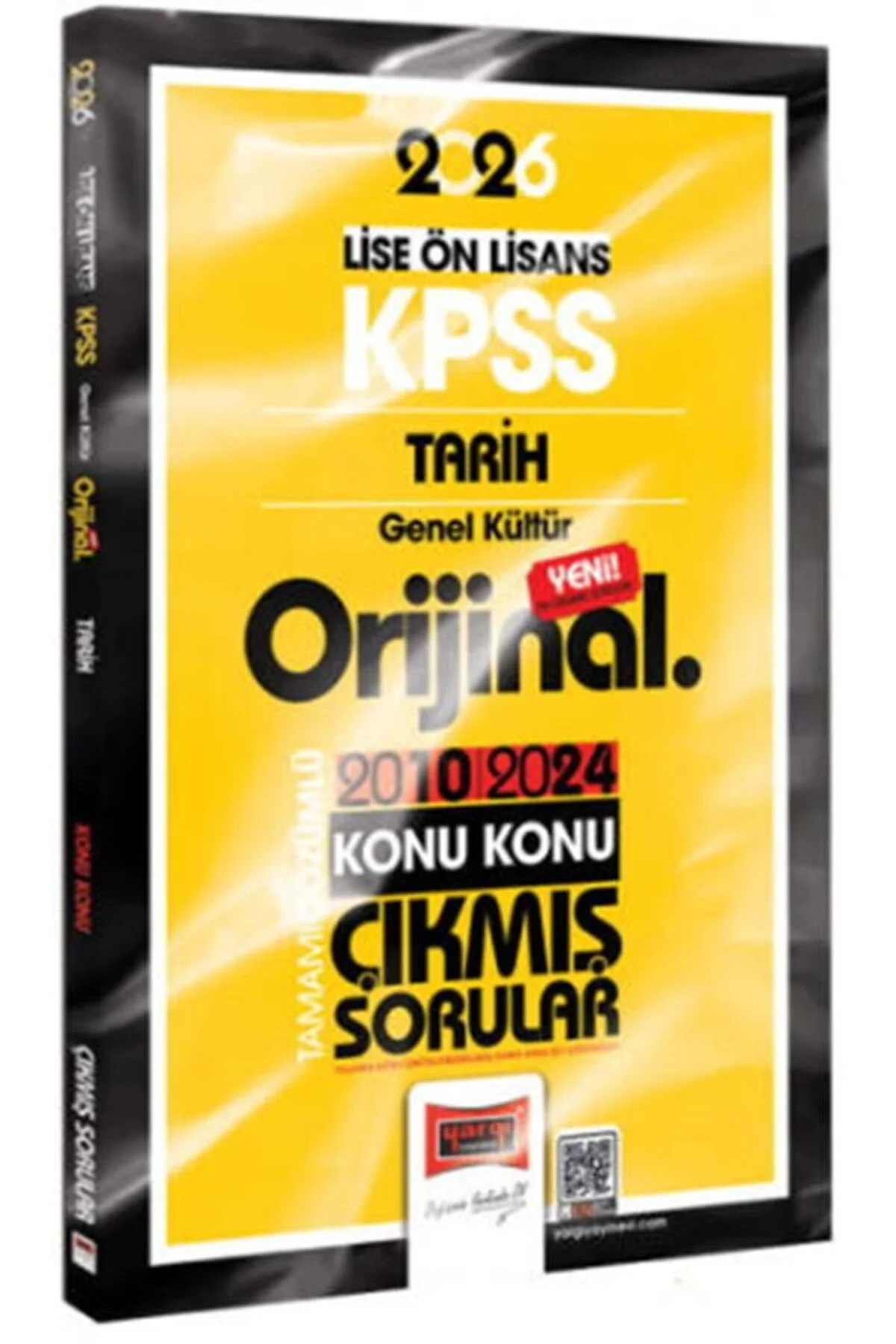 Yargı 2026 KPSS Lise Ön Lisans Tarih Orijinal Çıkmış Sorular 2010-2024 Çözümlü