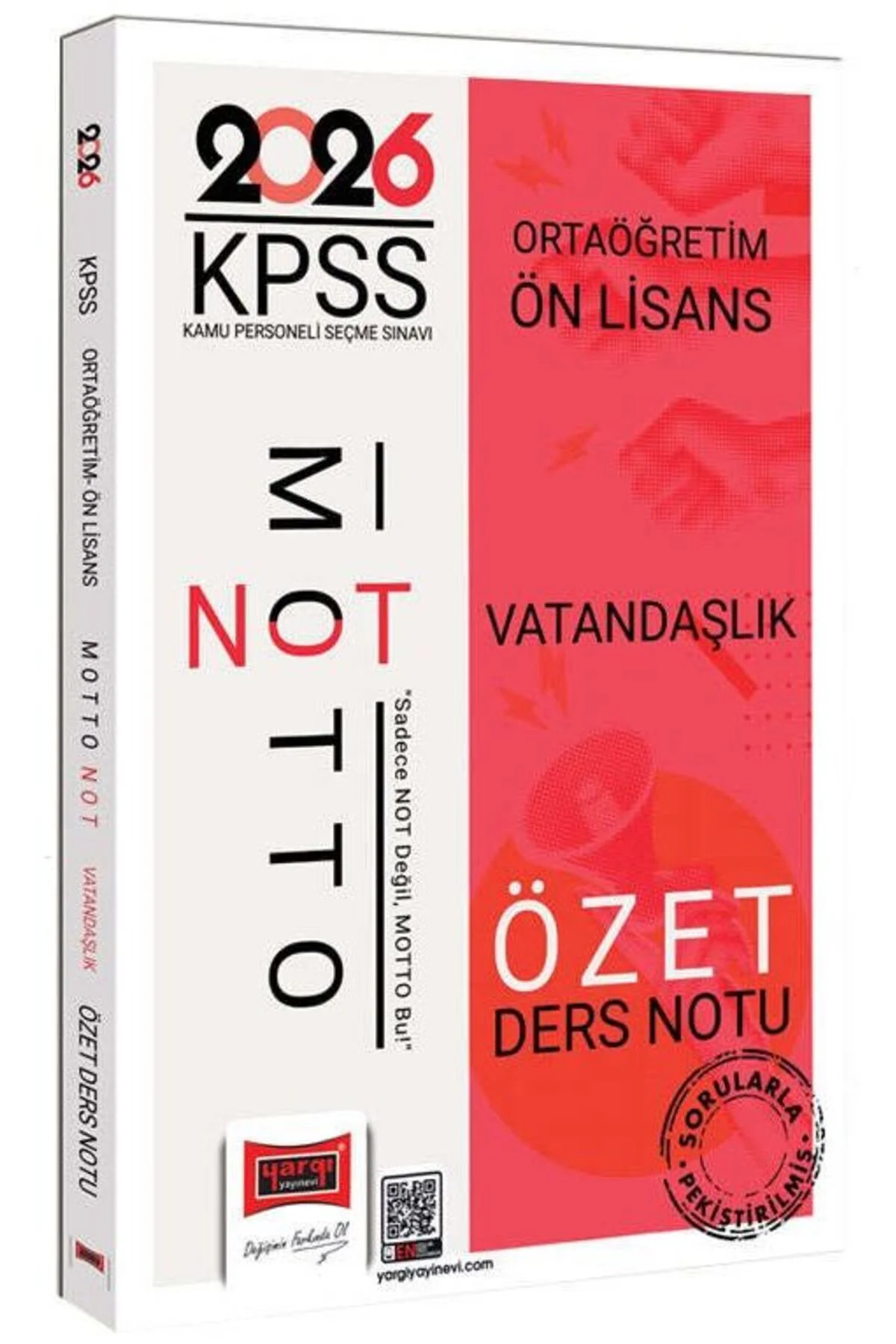 Yargı 2026 KPSS Lise Ortaöğretim Ön Lisans Vatandaşlık Motto Özet