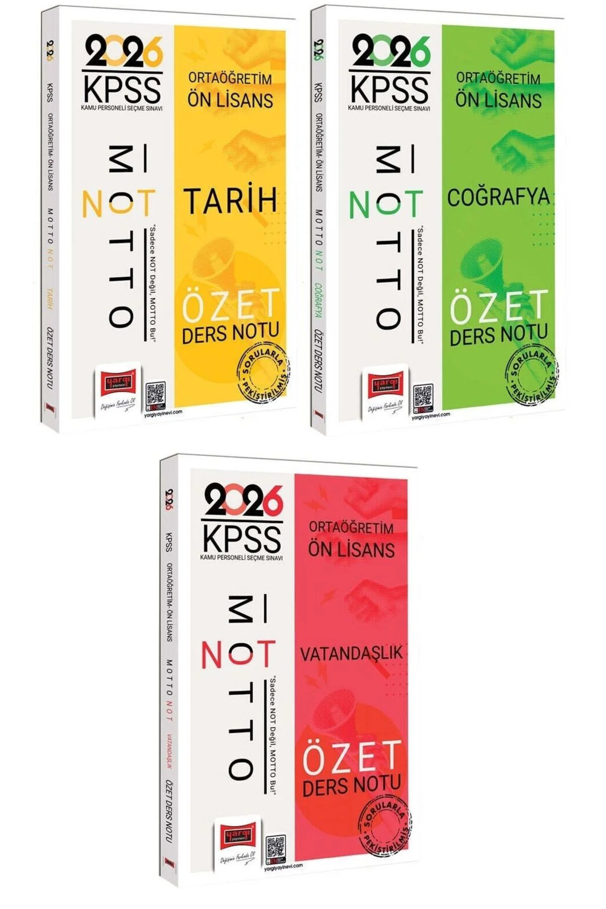 Yargı 2026 KPSS Lise Ortaöğretim Ön Lisans Tarih + Coğrafya + Vat