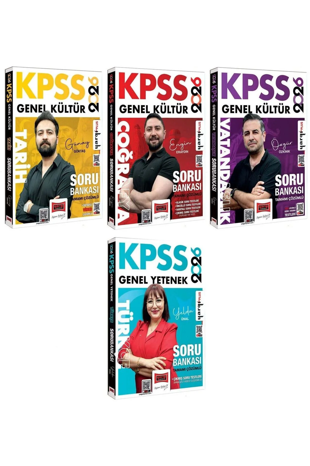Yargı 2026 KPSS Tarih + Coğrafya + Vatandaşlık + Türkçe Soru Bank
